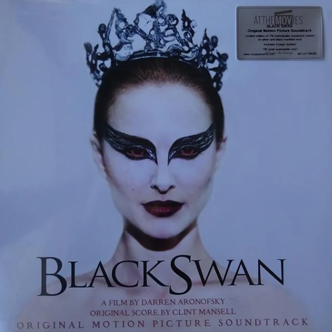 Clint Mansell BLACK SWAN Original Soundtrack (LIMITED/SILVER & BLACK MARBLED VINYL/180G) Vinyl Record
