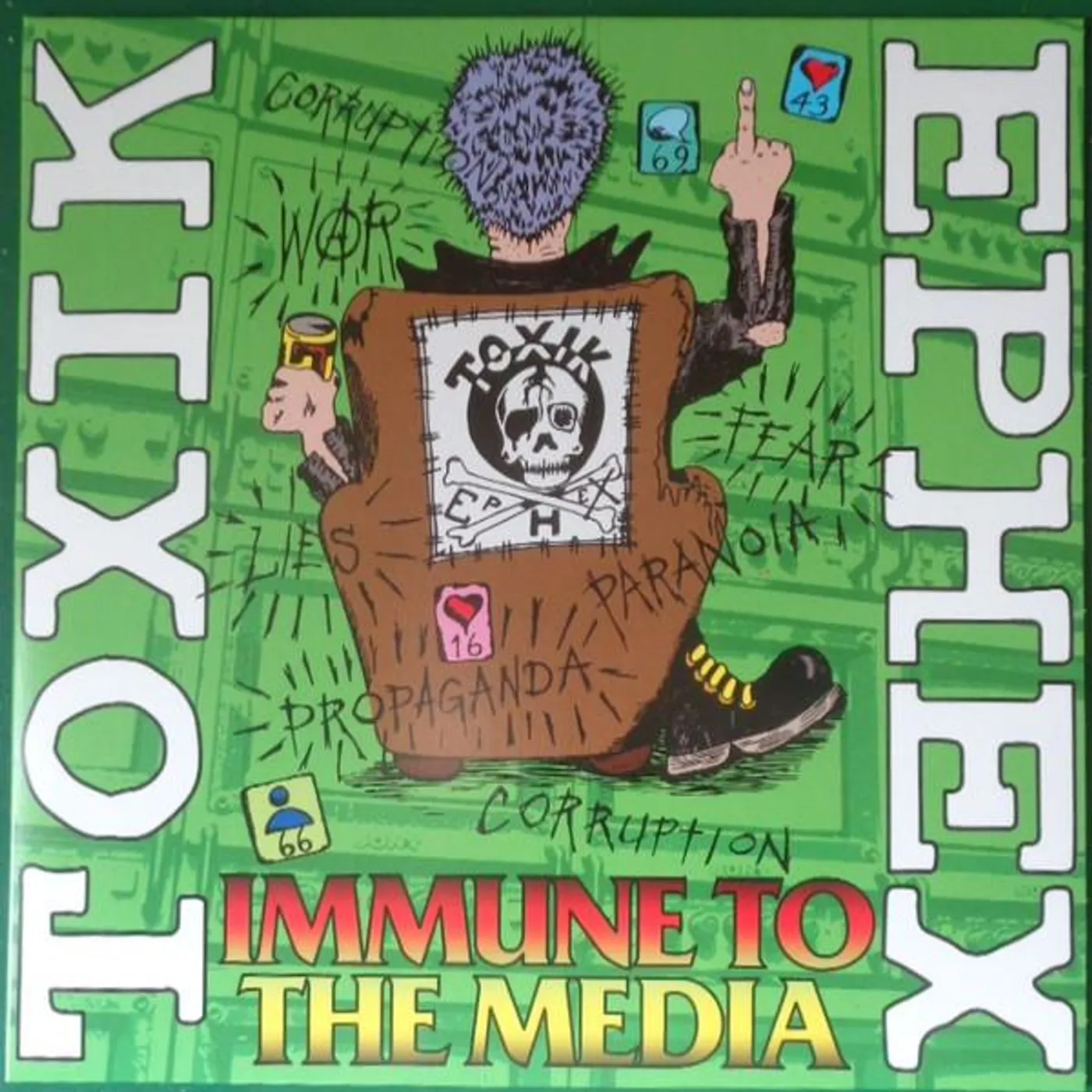 TOXIK EPHEX IMMUNE TO THE MEDIA Vinyl Record