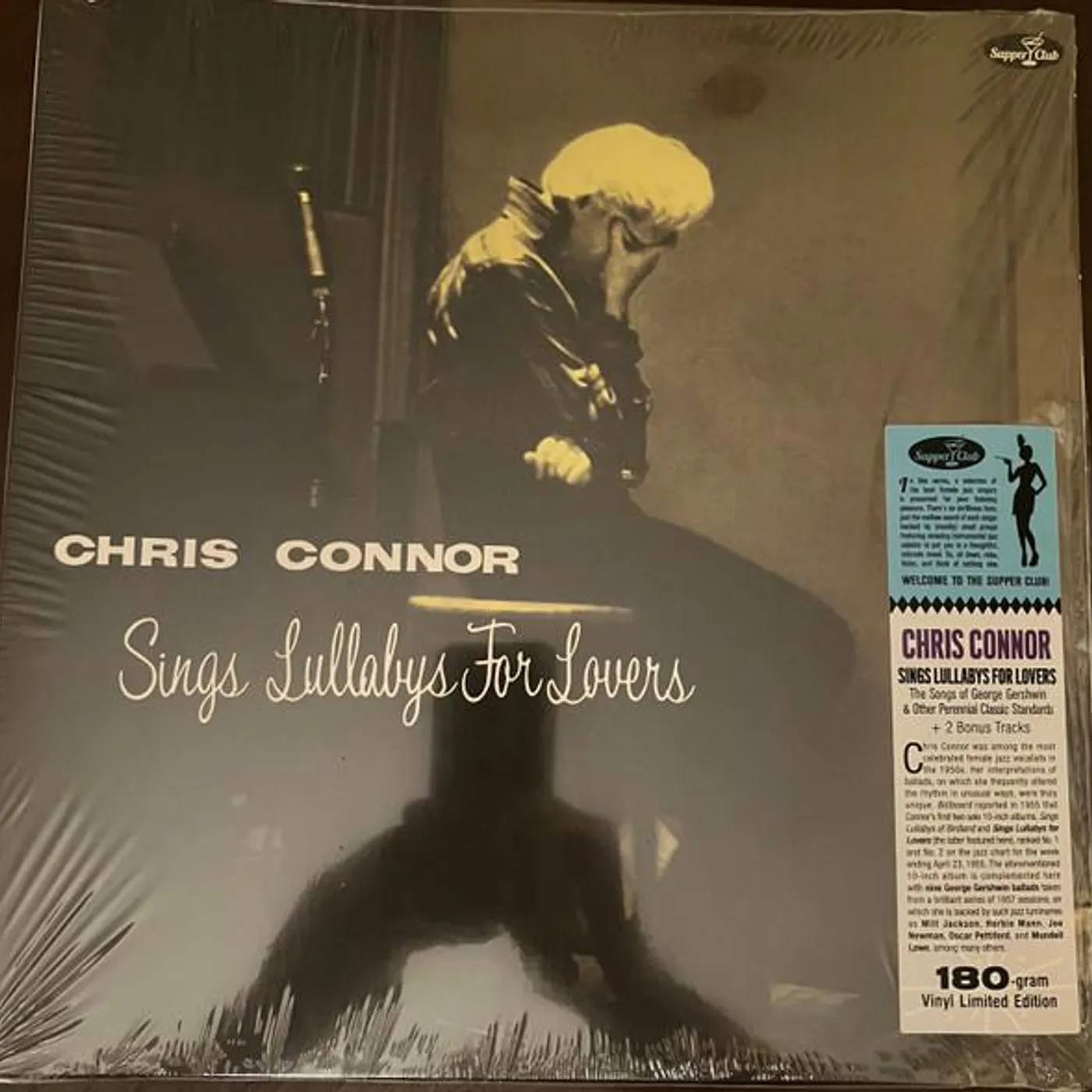 Chris Connor SINGS LULLABYS FOR LOVERS Vinyl Record