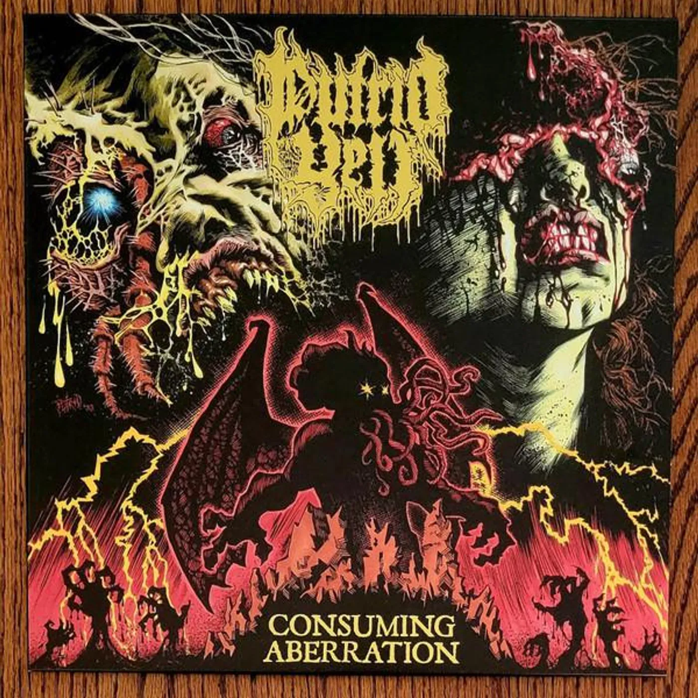 Putrid Yell Consuming Aberration Vinyl Record