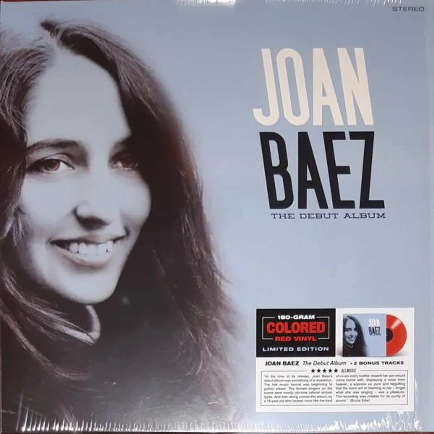 Joan Baez DEBUT ALBUM Vinyl Record