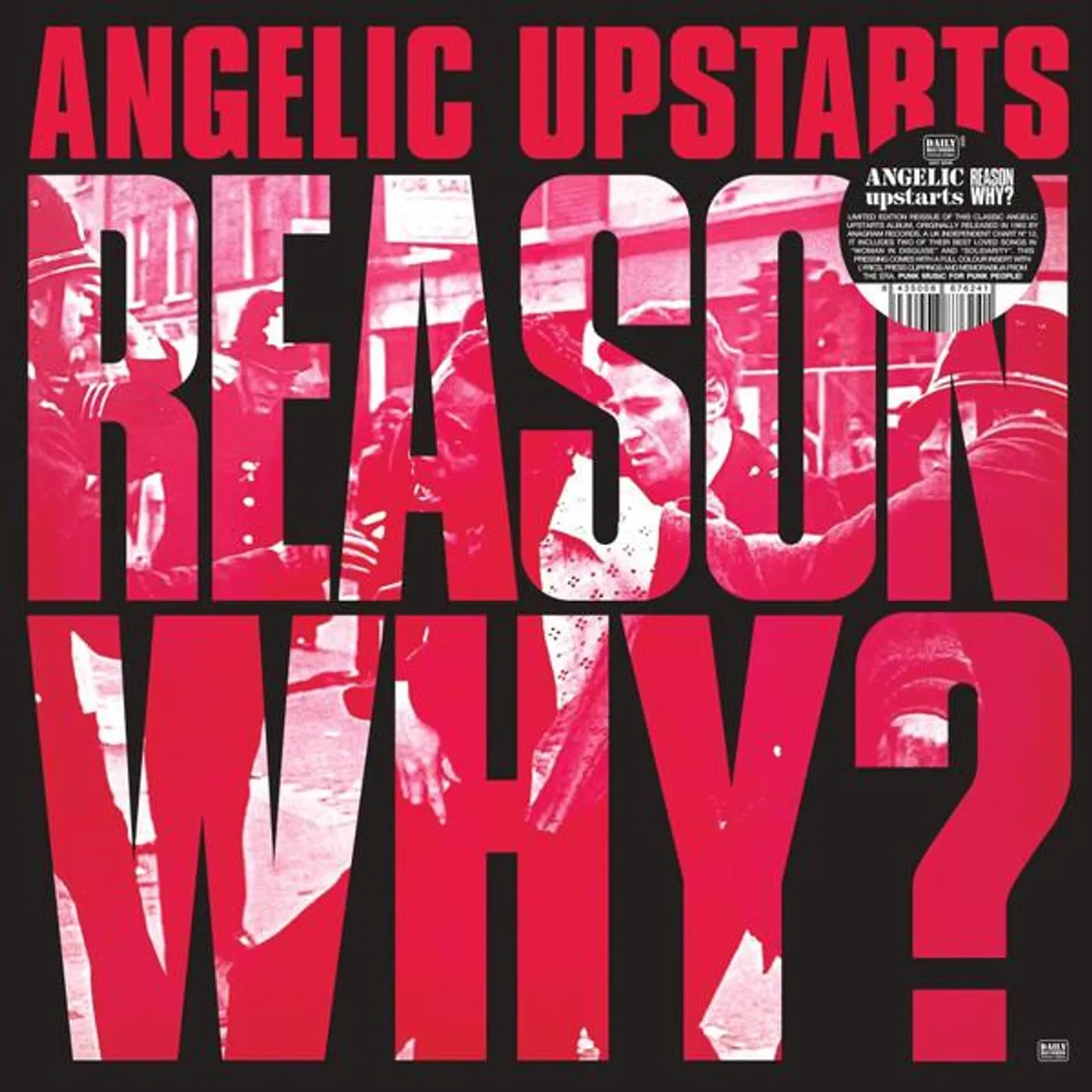 Angelic Upstarts REASON WHY Vinyl Record