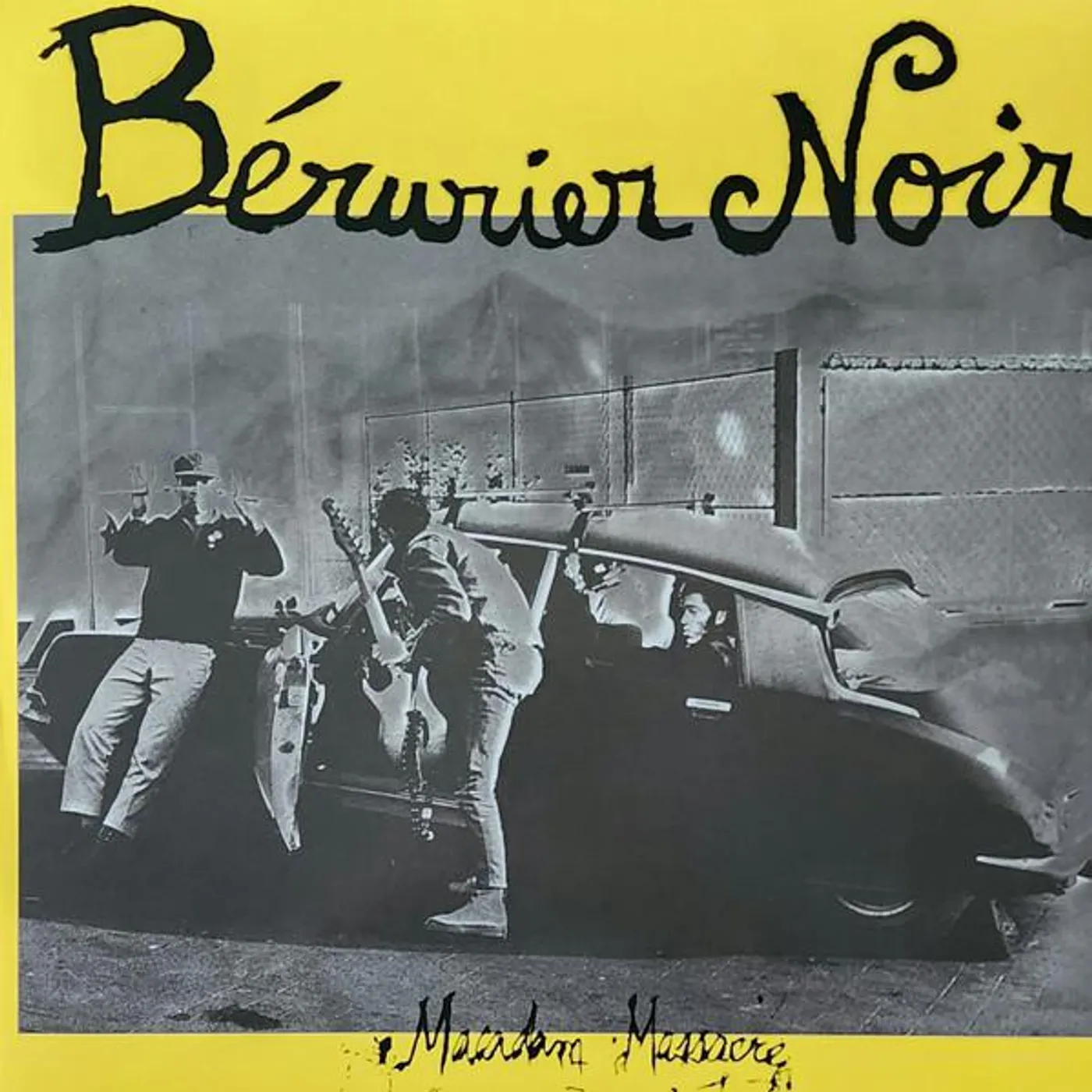 Bérurier Noir  Macadam Massacre (Yellow Colored) Vinyl Record