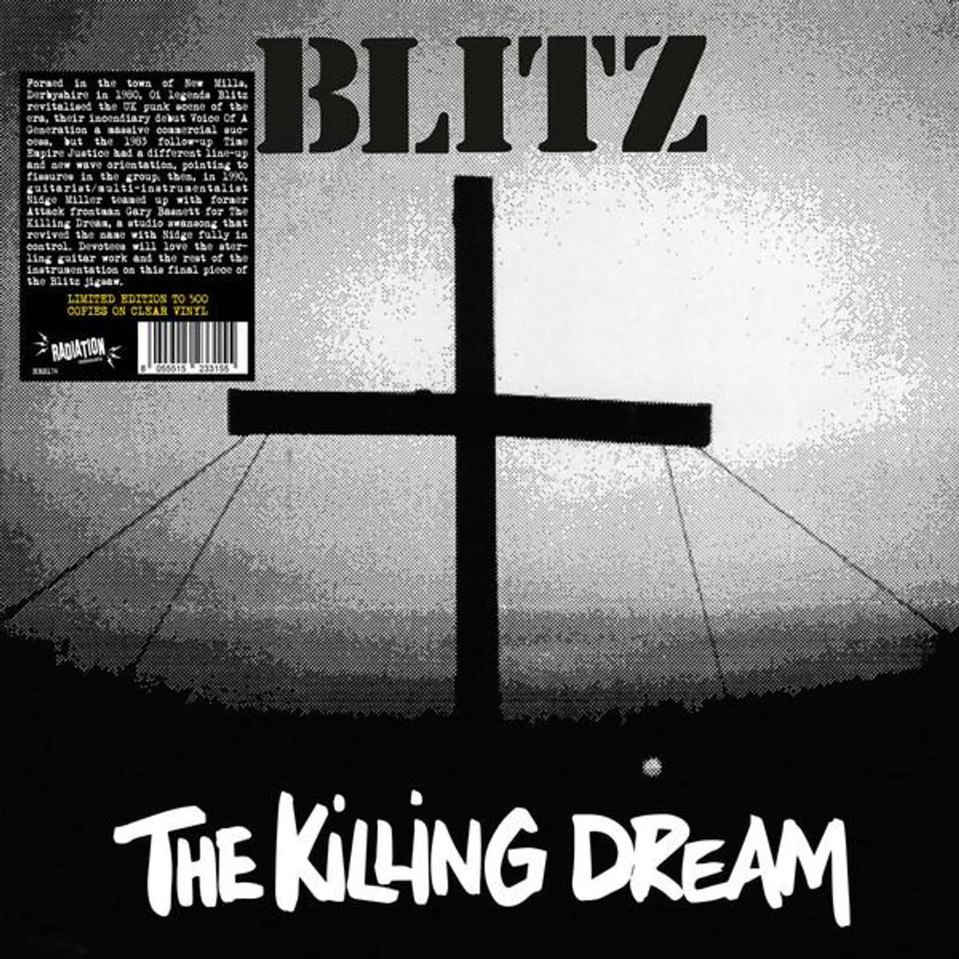 BLITZ Killing Dream (Clear) Vinyl Record