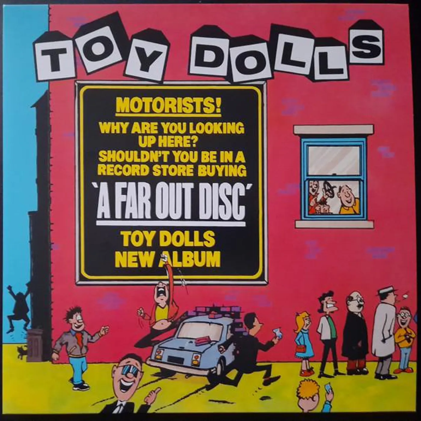 The Toy Dolls FAR OUT DISC (PINK VINYL) Vinyl Record