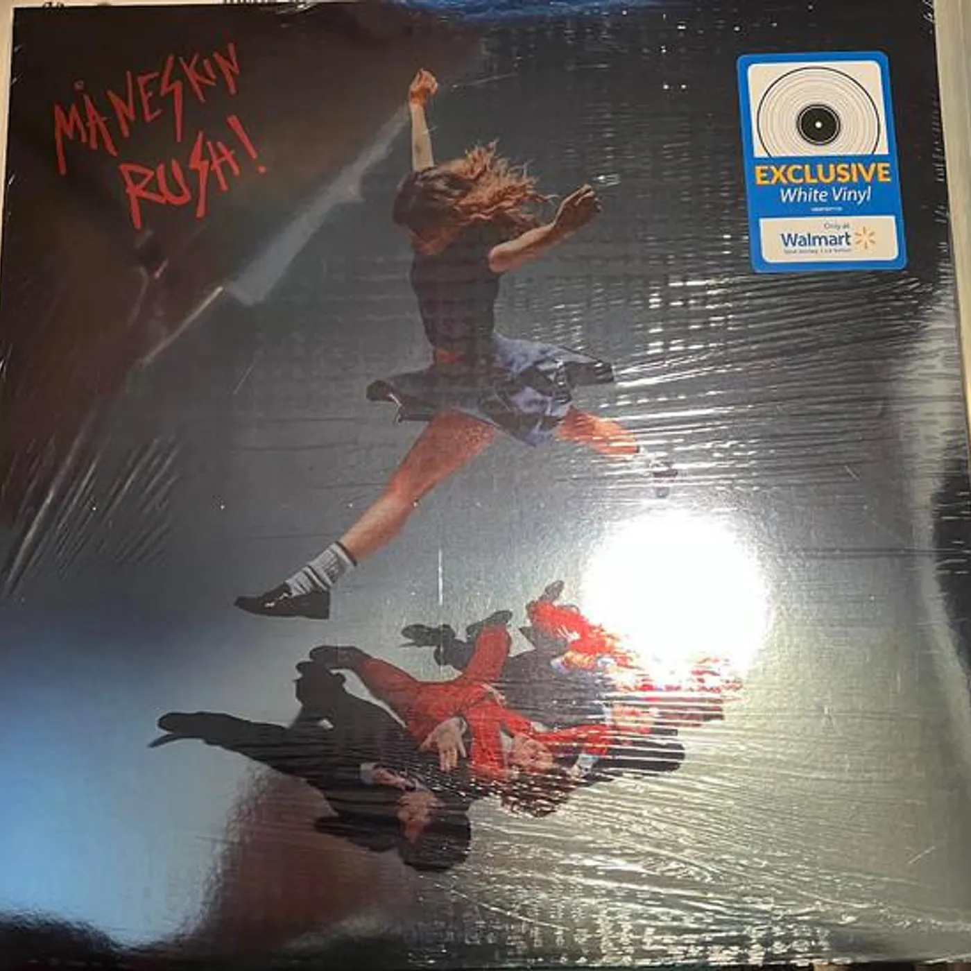Måneskin RUSH! (WHITE VINYL/SILVER FOIL SLEEVE) Vinyl Record