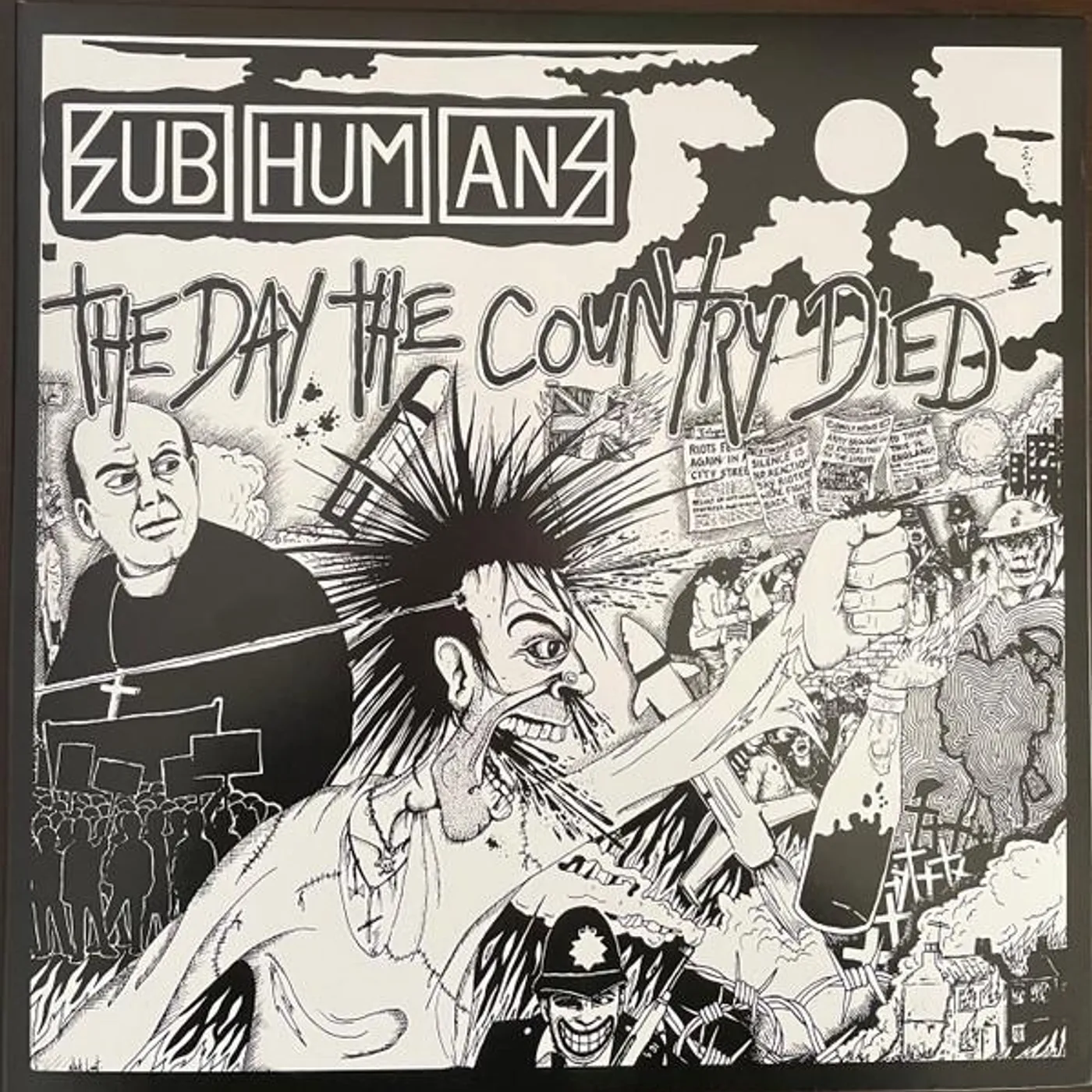 SUBHUMANS THE DAY THE COUNTRY DIED Vinyl Record
