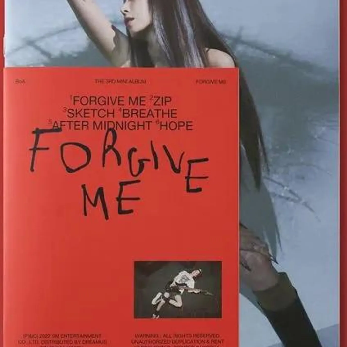 BoA FORGIVE ME (HATE VERSION) CD