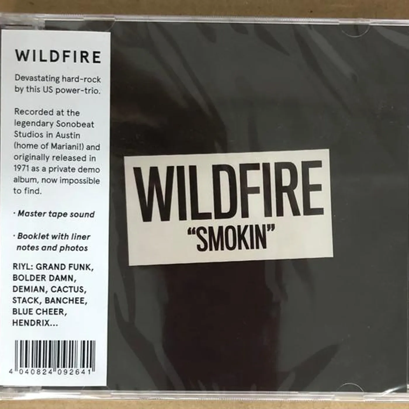 Wildfire SMOKIN CD