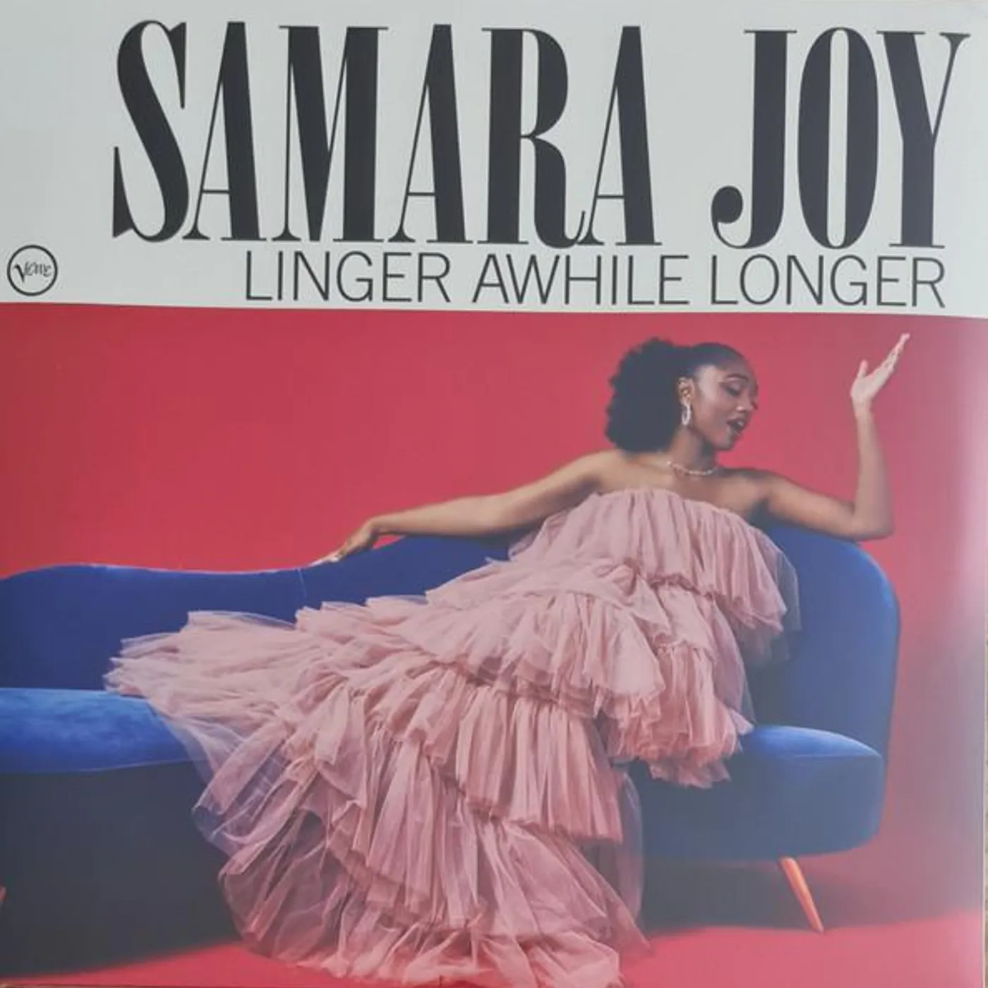 Samara Joy LINGER AWHILE LONGER Vinyl Record