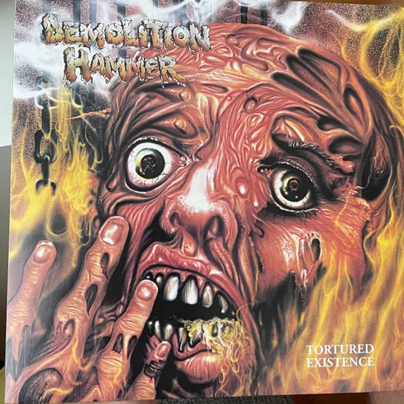 Demolition Hammer TORTURED EXISTENCE (TRANSPARENT BLUE VINYL) Vinyl Record