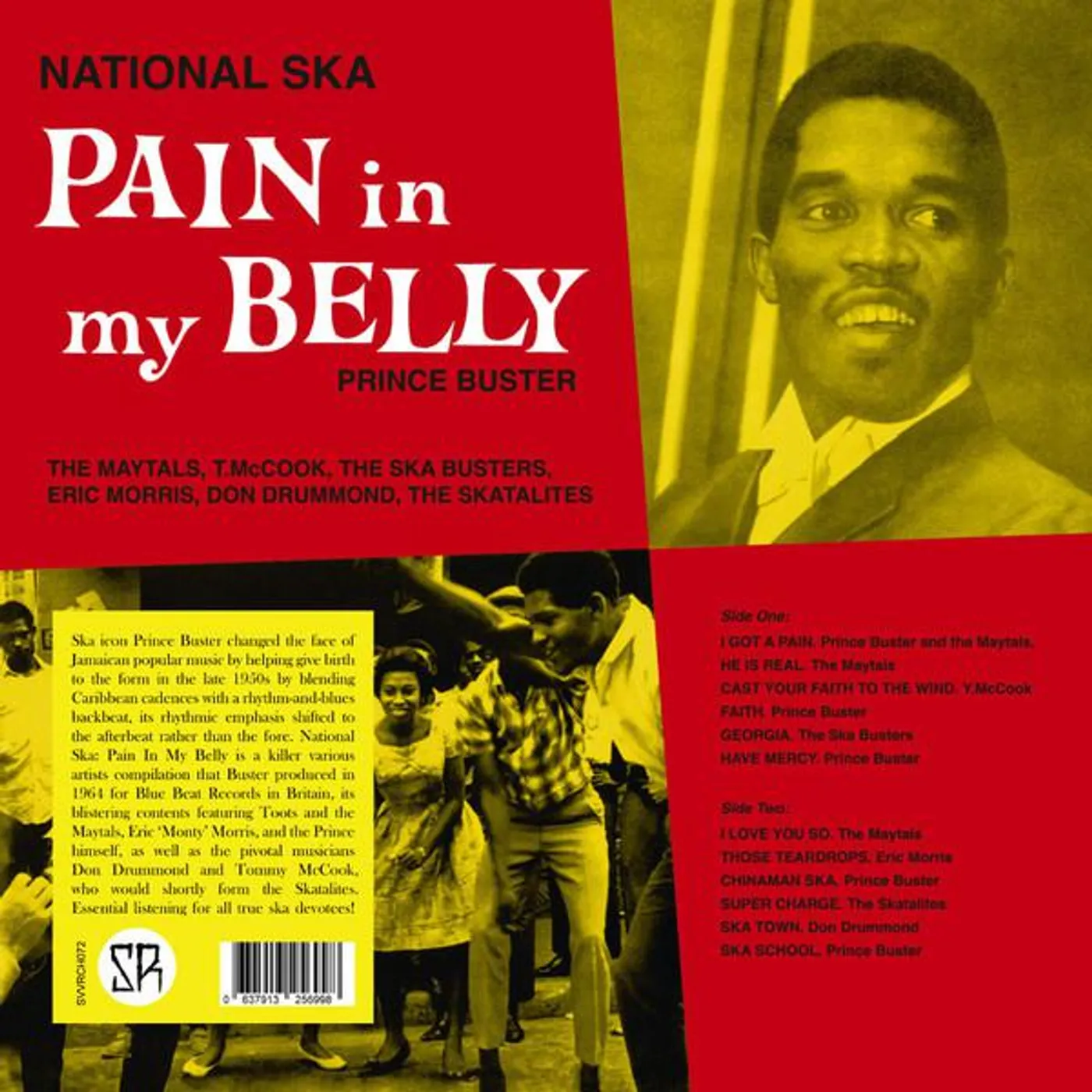 Prince Buster National Ska: Pain In My Belly Vinyl Record