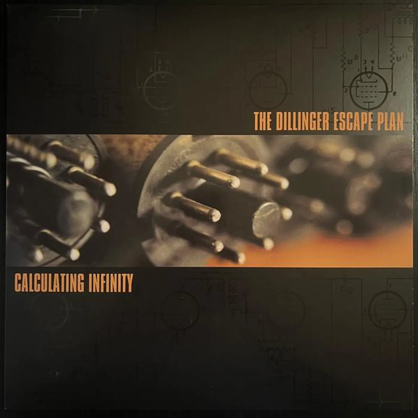 The Dillinger Escape Plan CALCULATING INFINITY (CLEAR ORANGE VINYL) Vinyl Record