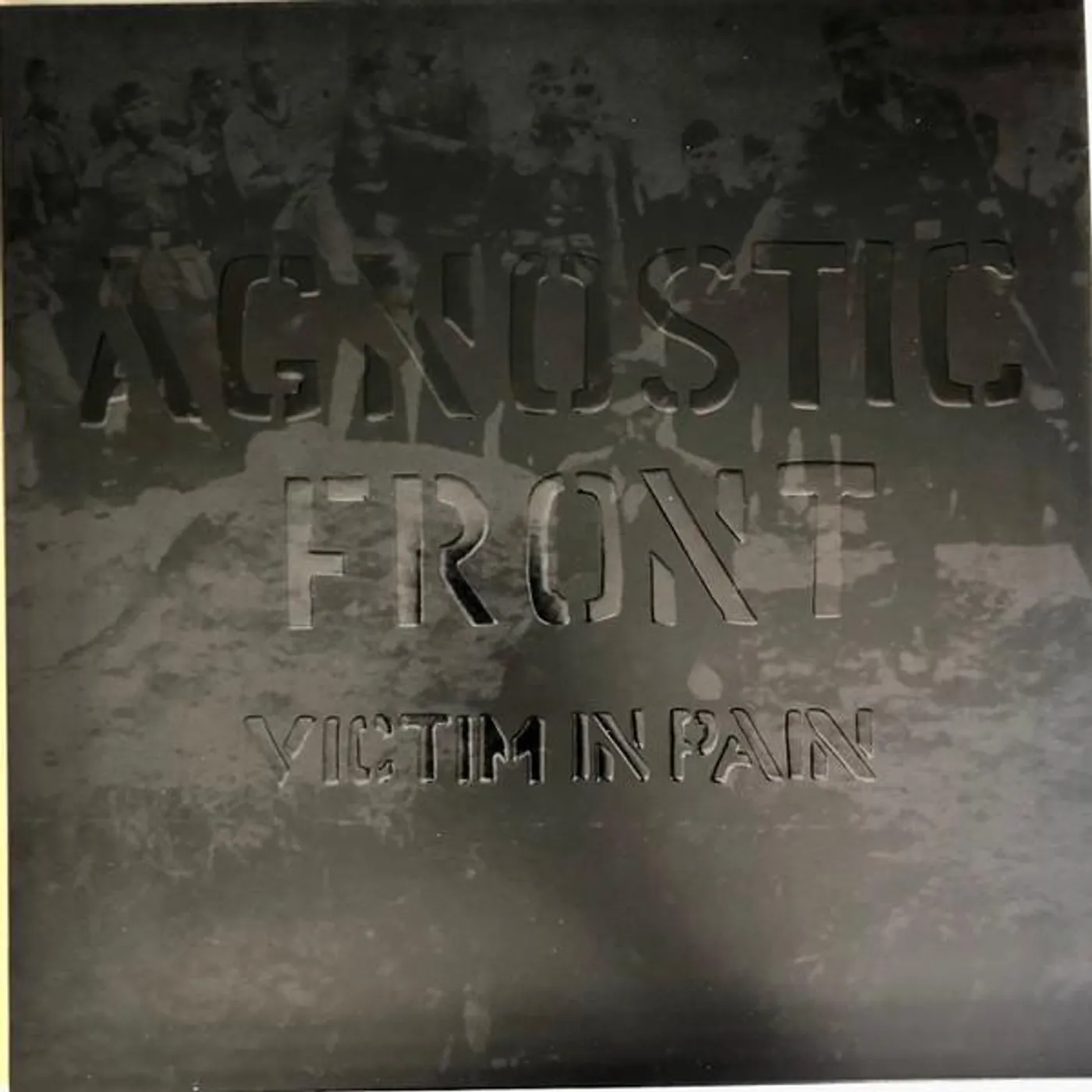 Agnostic Front VICTIM IN PAIN (YELLOW VINYL) Vinyl Record