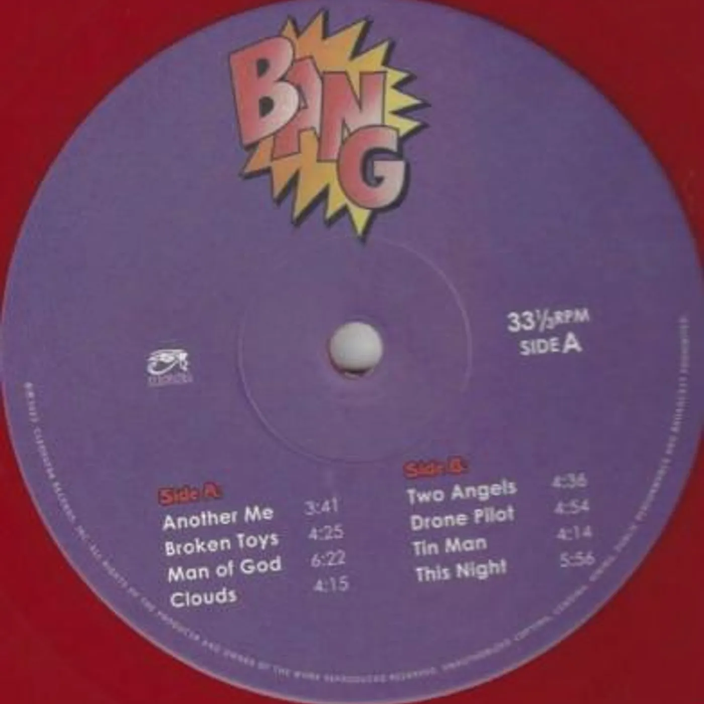 Bang ANOTHER ME (RED VINYL) Vinyl Record