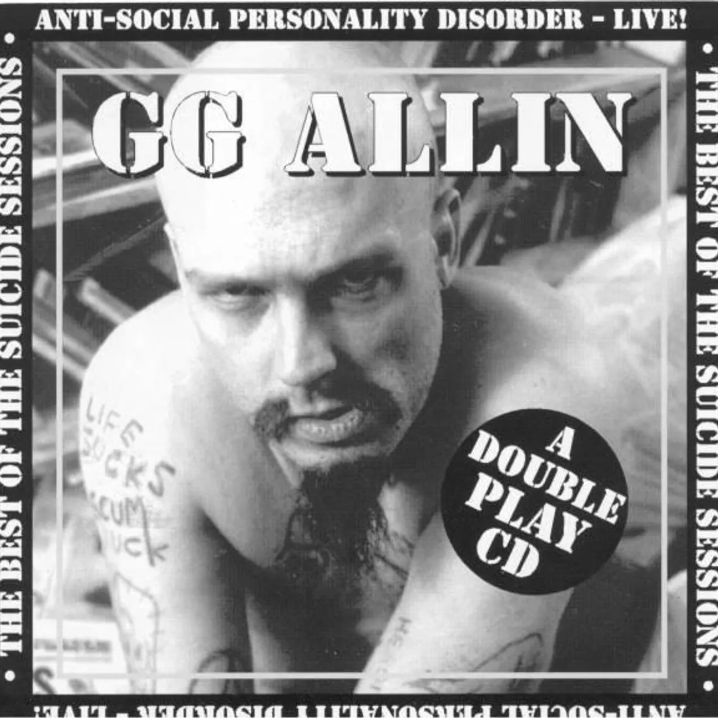 GG Allin SUICIDE SESSIONS-BEST OF CD