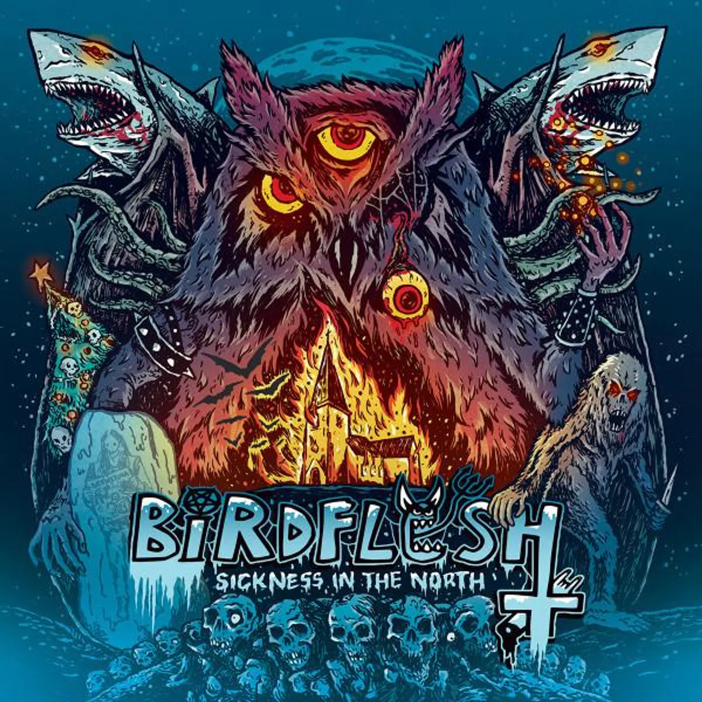 Birdflesh SICKNESS IN THE NORTH Vinyl Record