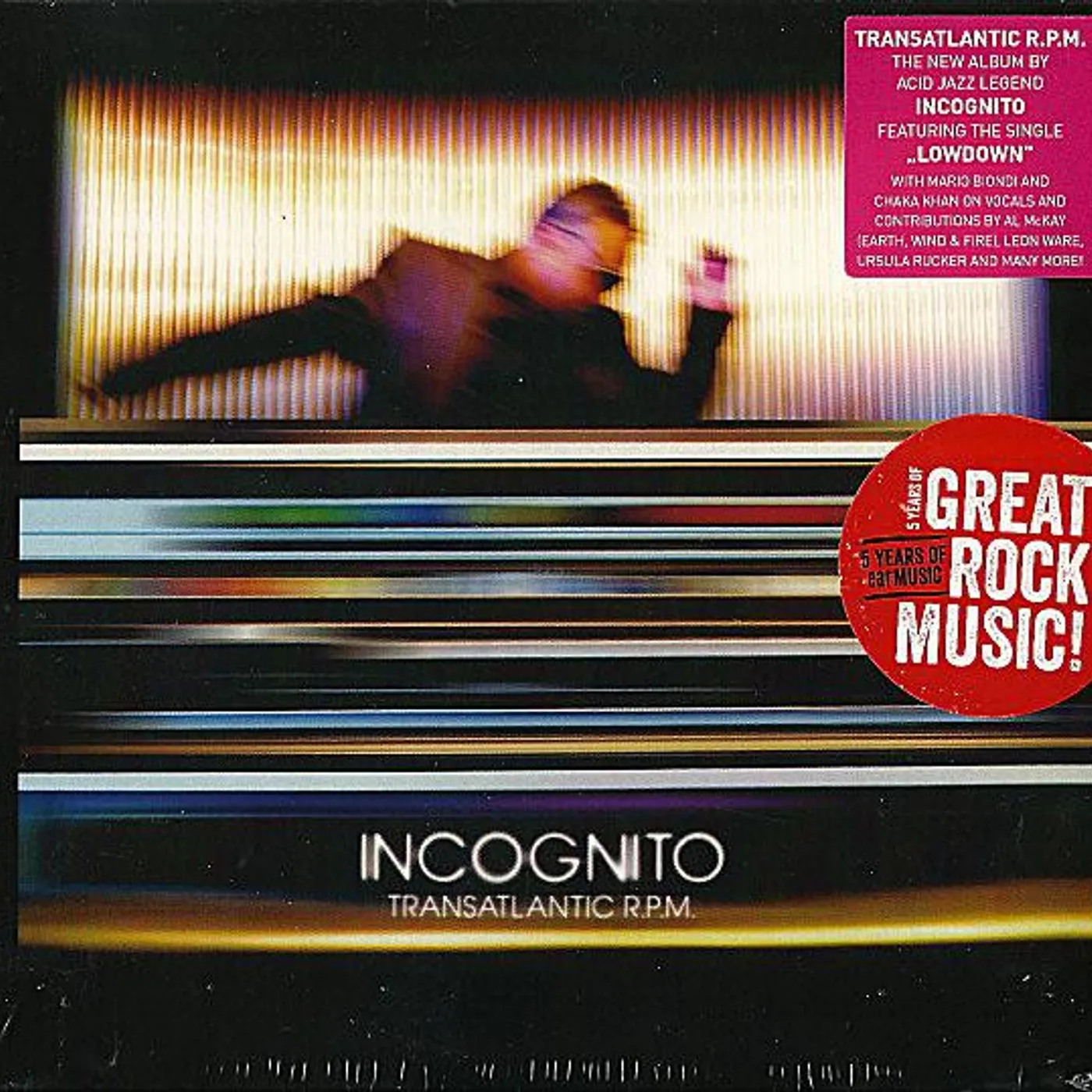 Incognito TRANSATLANTIC R.P.M. CD