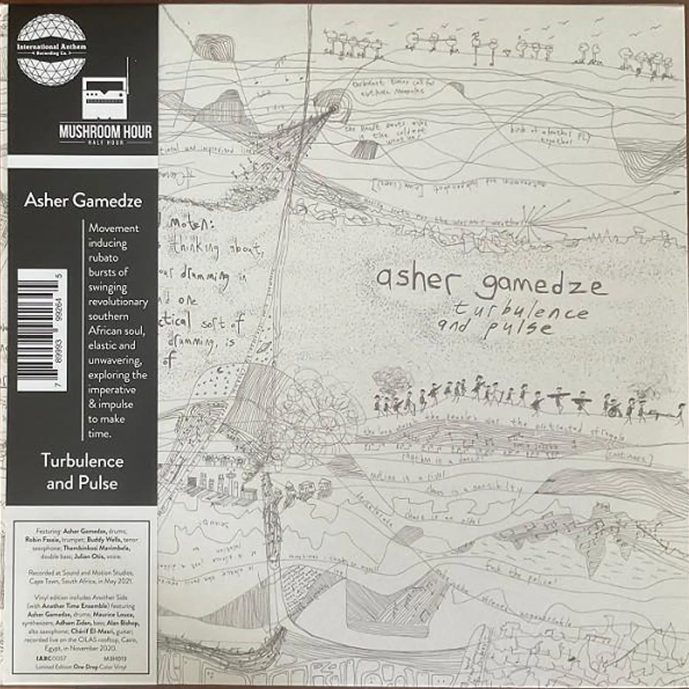 Asher Gamedze TURBULENCE & PULSE Vinyl Record