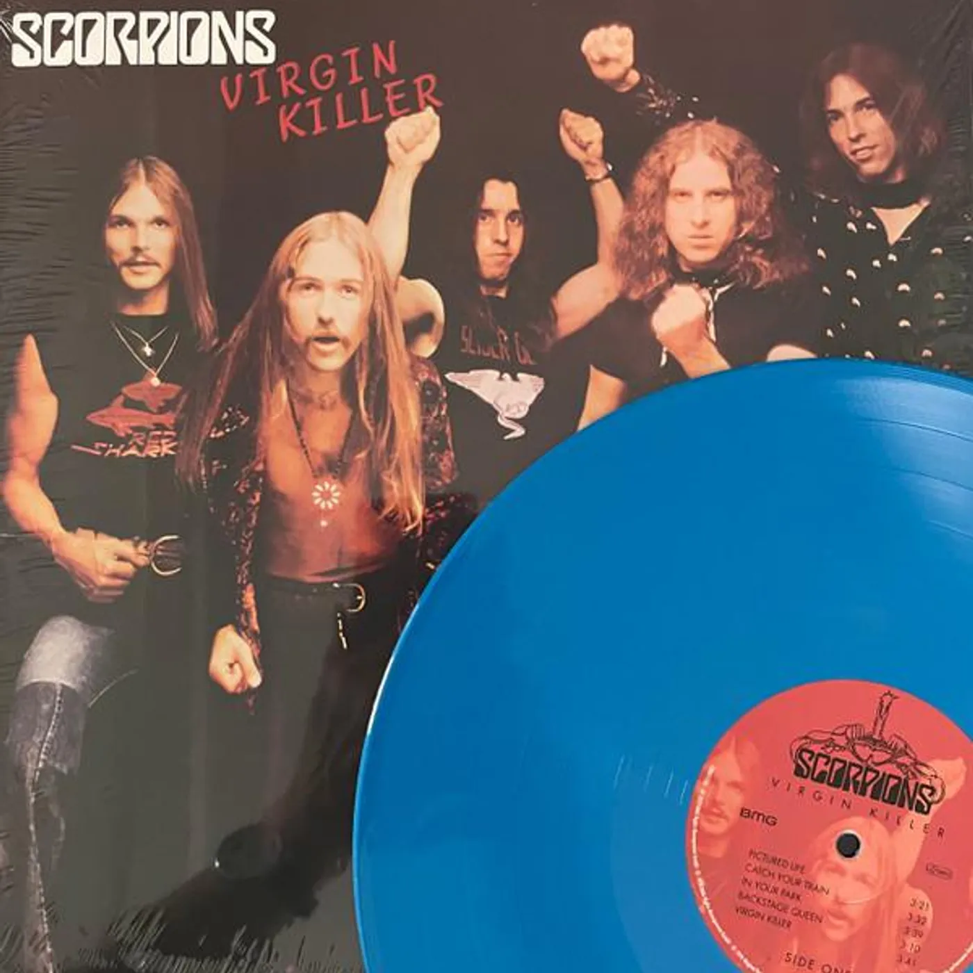 Scorpions VIRGIN KILLER (180G/SKY BLUE VINYL) Vinyl Record