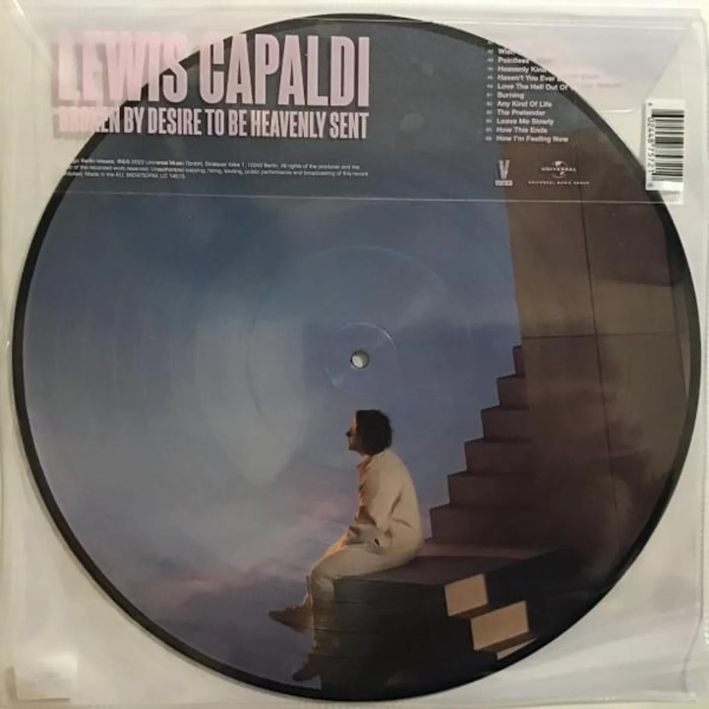 Lewis Capaldi BROKEN BY DESIRE TO BE HEAVENLY SENT Vinyl Record