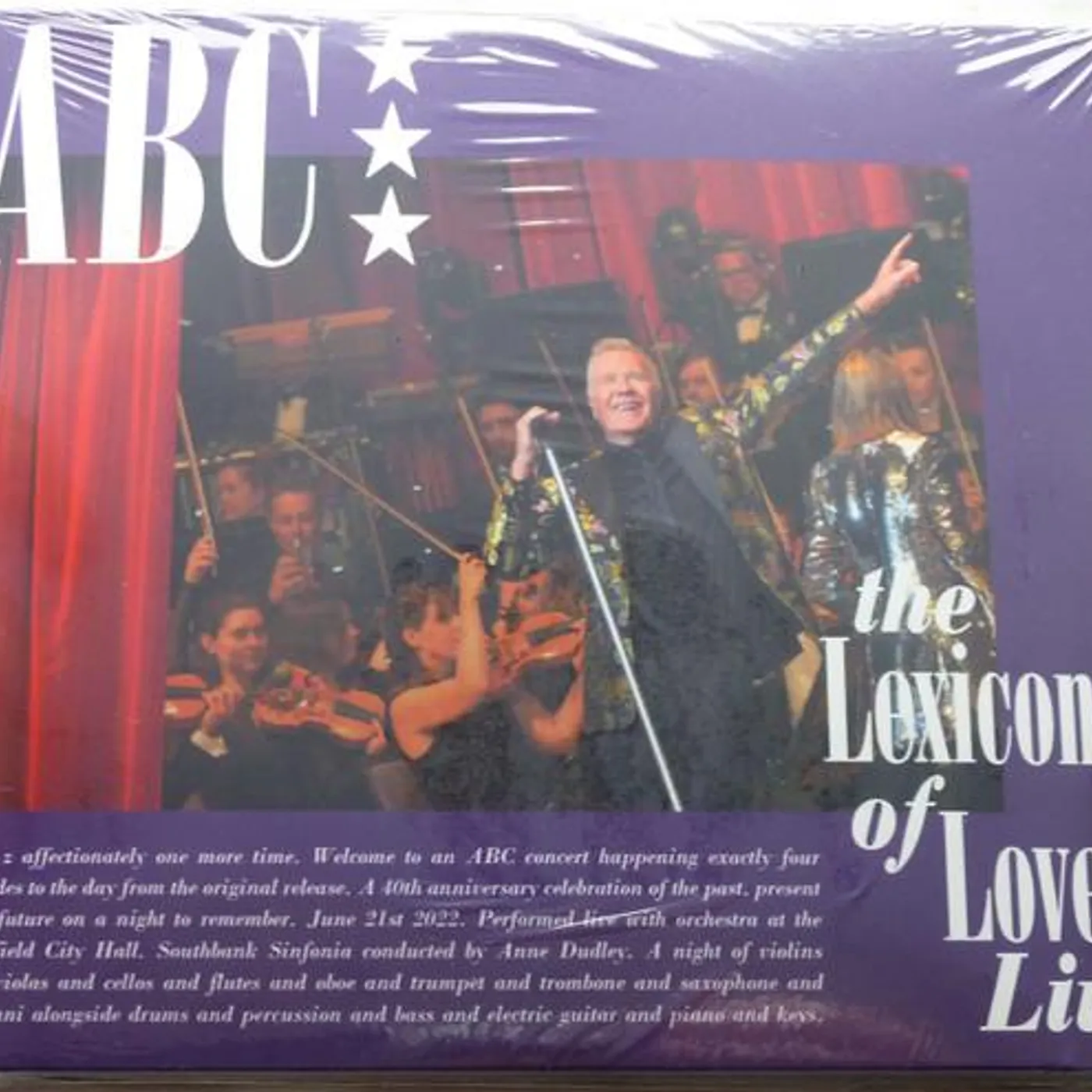 ABC LEXICON OF LOVE LIVE - 40TH ANNIVERSARY LIVE AT SHEFFIELD CITY HALL (2CD) CD