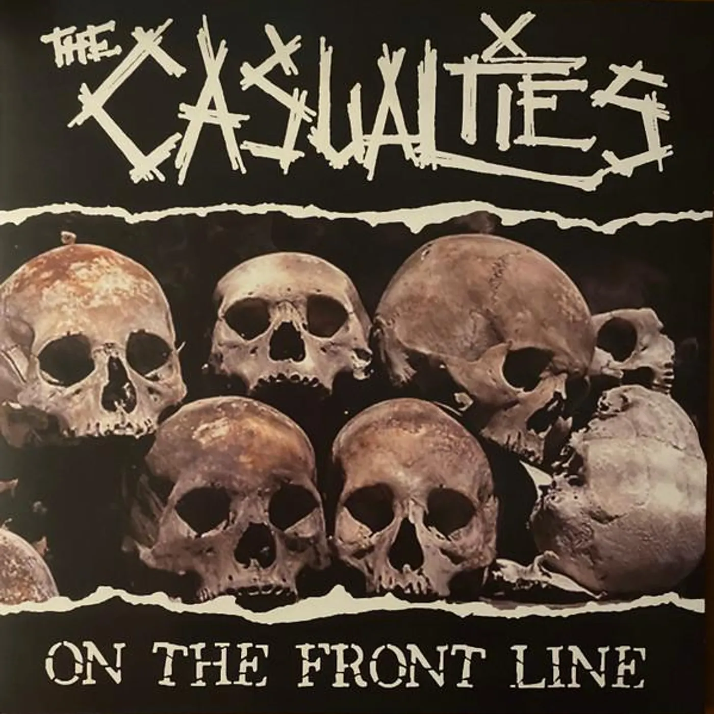 The Casualties ON THE FRONT LINE Vinyl Record