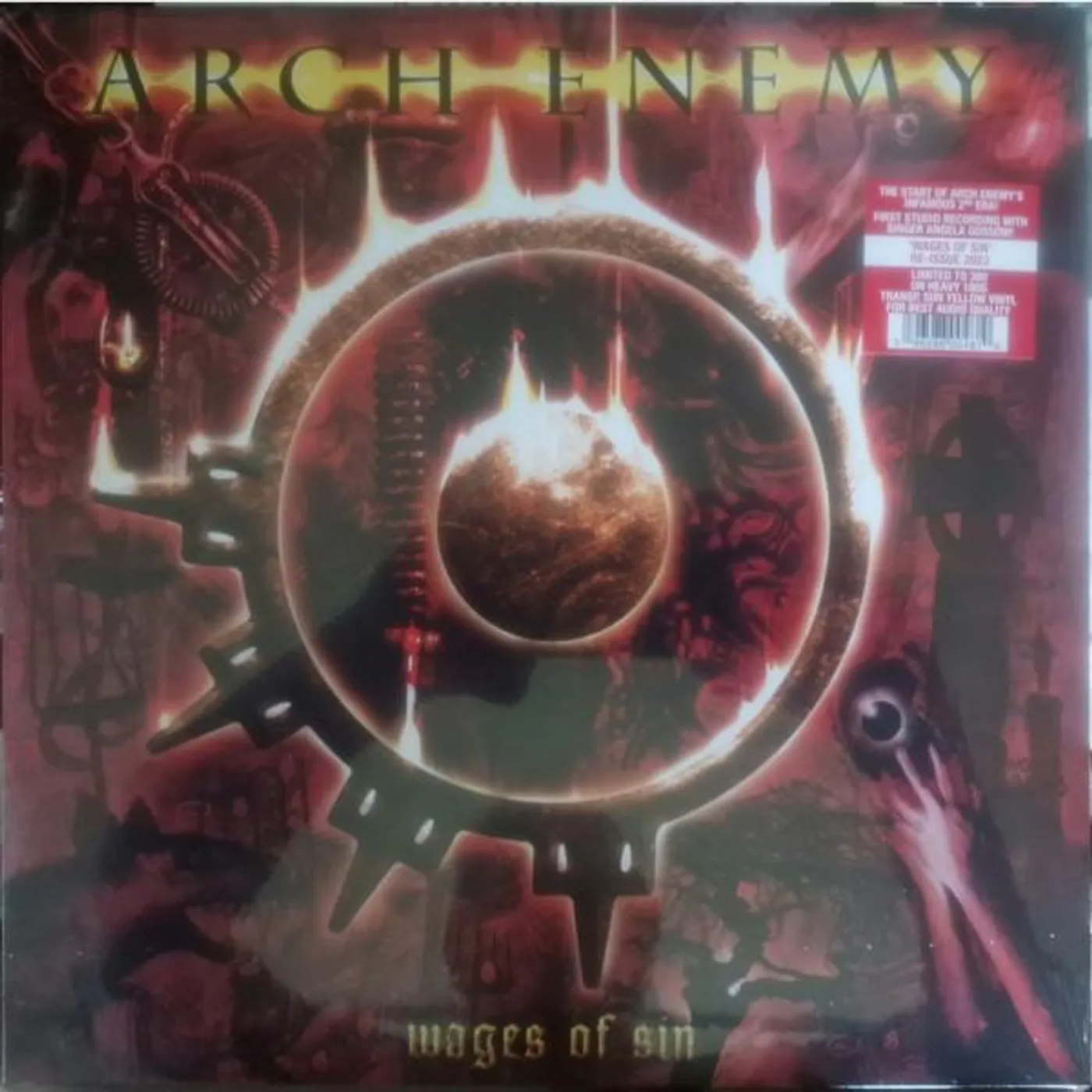 Arch Enemy WAGES OF SIN Vinyl Record
