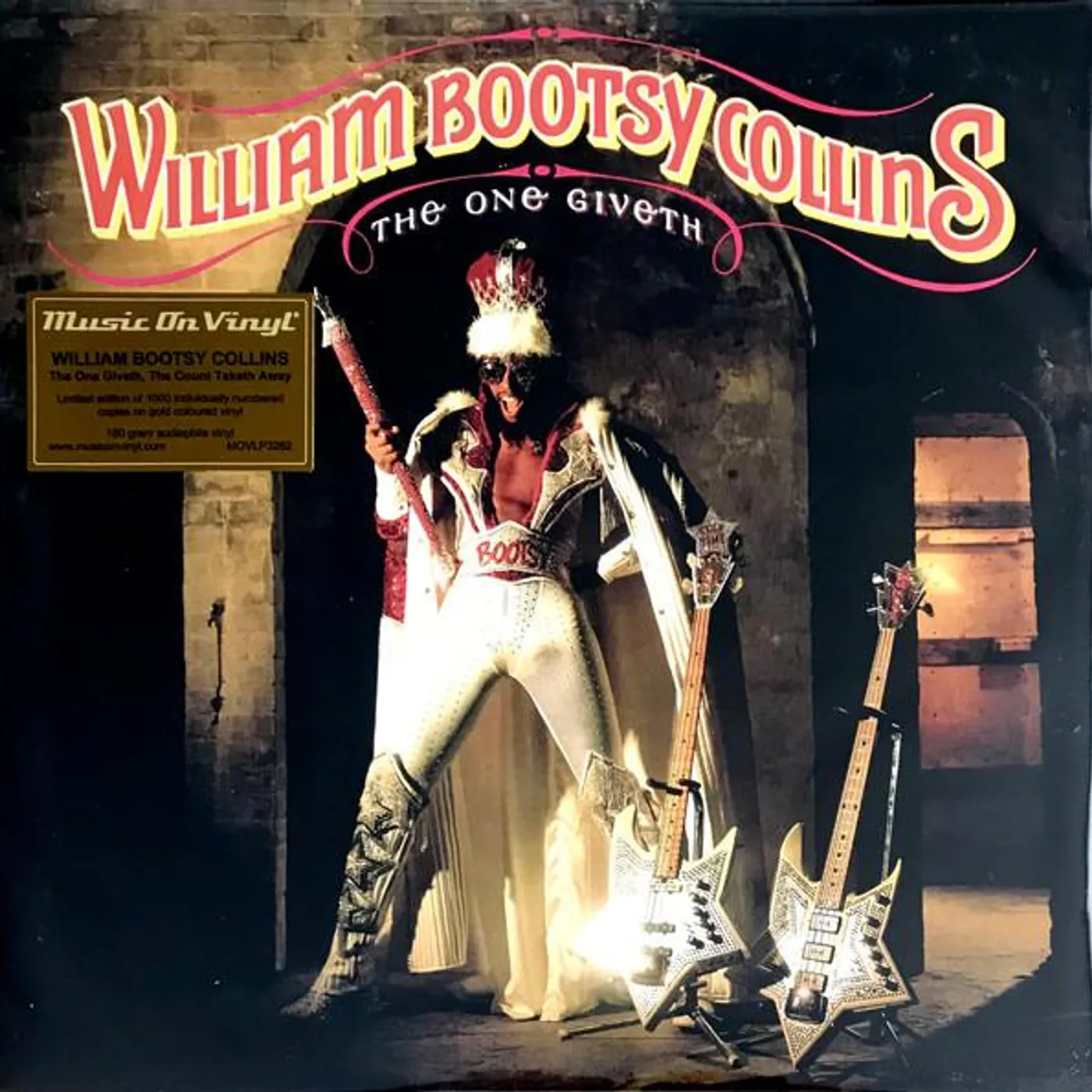William Bootsy Collins ONE GIVETH THE COUNT TAKETH AWAY (GOLD VINYL/180G) Vinyl Record