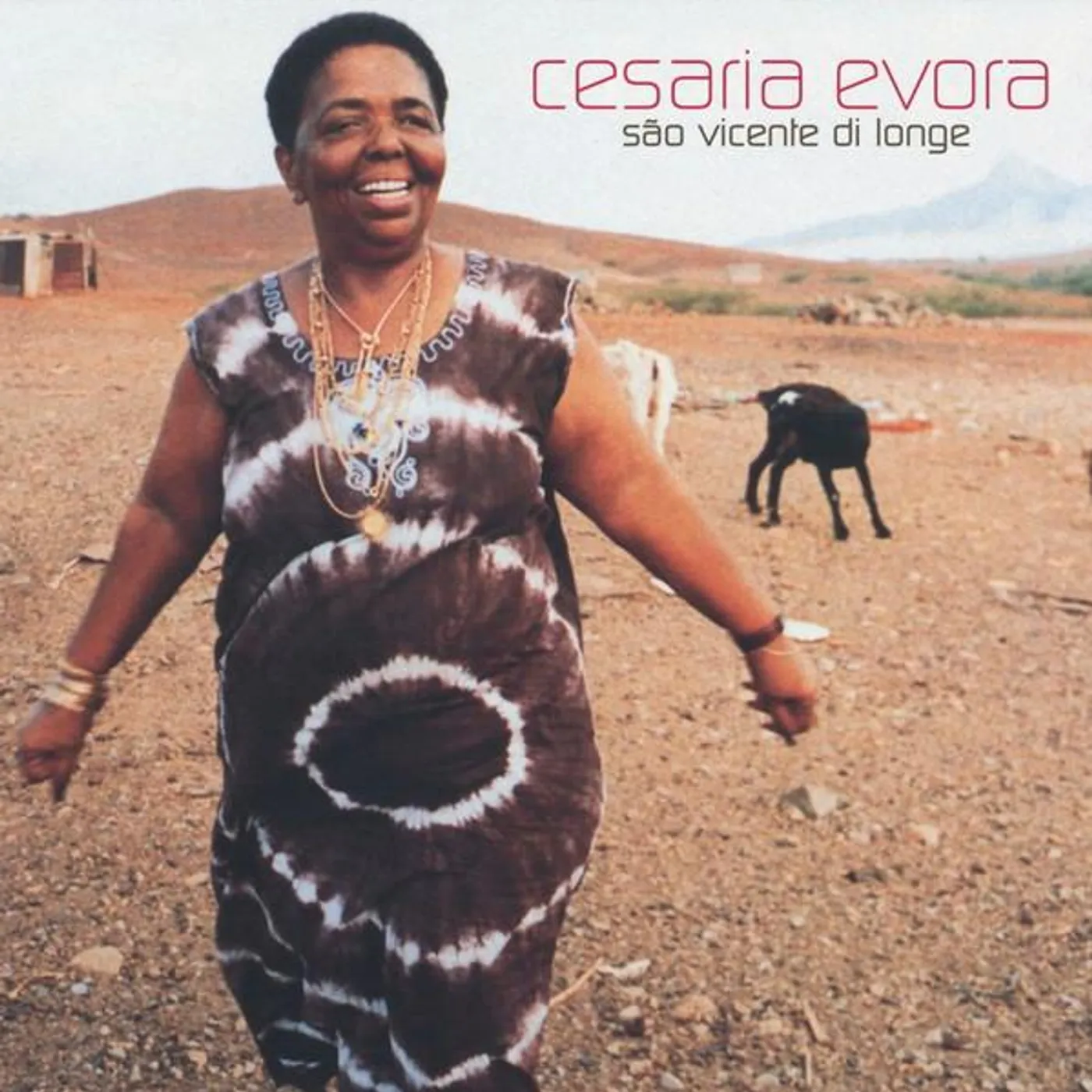 Cesária Evora SAO VICENTE DI LONGE (ORANGE & BLACK MARBLED VINYL/180G/2LP) Vinyl Record