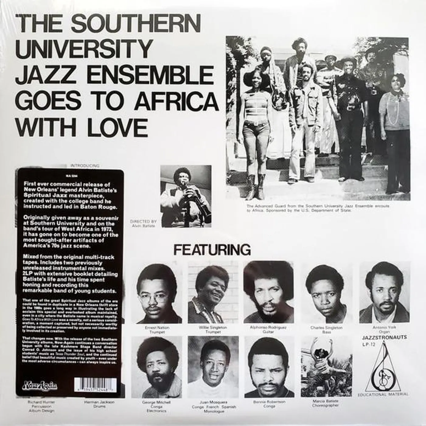 The Southern University Jazz Ensemble Goes To Africa With Love (2LP) Vinyl Record