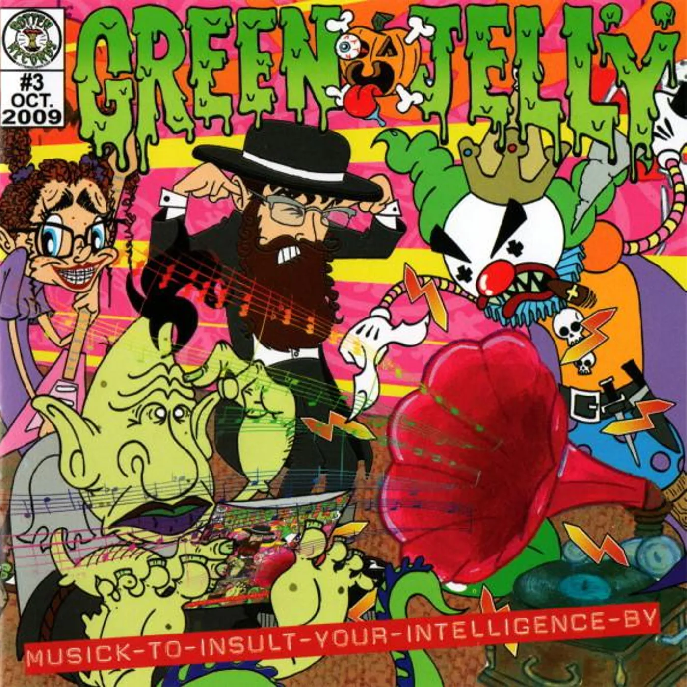 Green Jelly MUSICK TO INSULT YOUR INTELLIGENCE BY CD