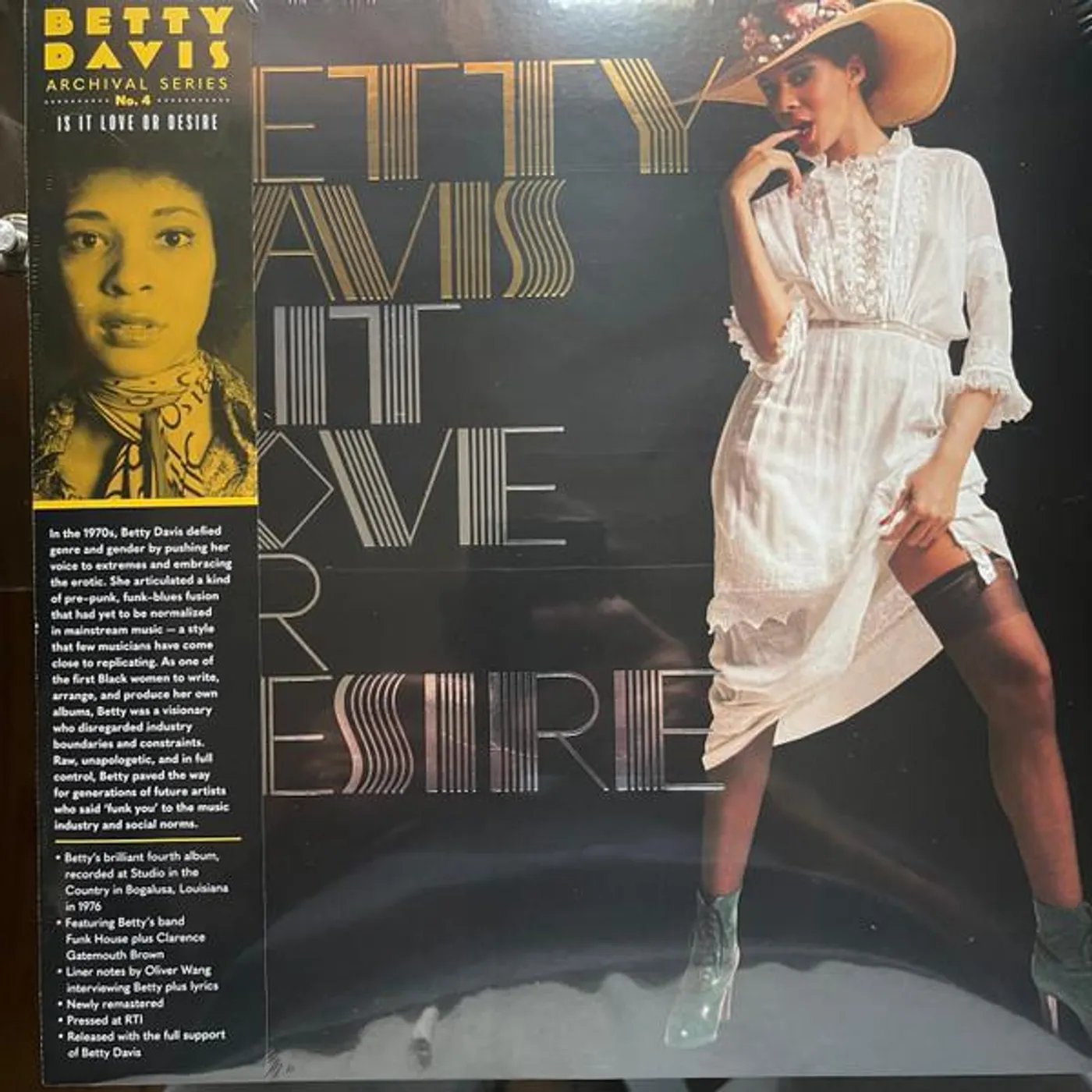Betty Davis IS IT LOVE OR DESIRE Vinyl Record