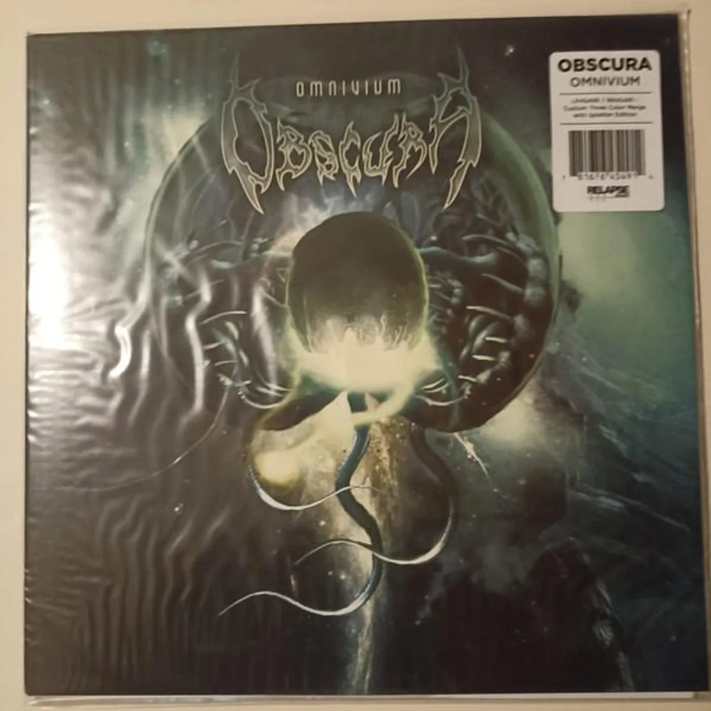 Obscura OMNIVIUM (TRI COLOR MERGE W/ SPLATTER VINYL/2LP) Vinyl Record
