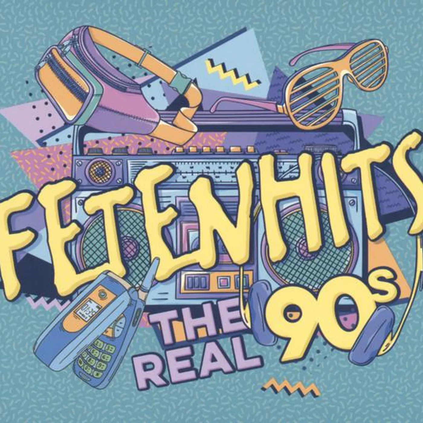 Various Artists  FETENHITS - THE REAL 90S (4CD) CD