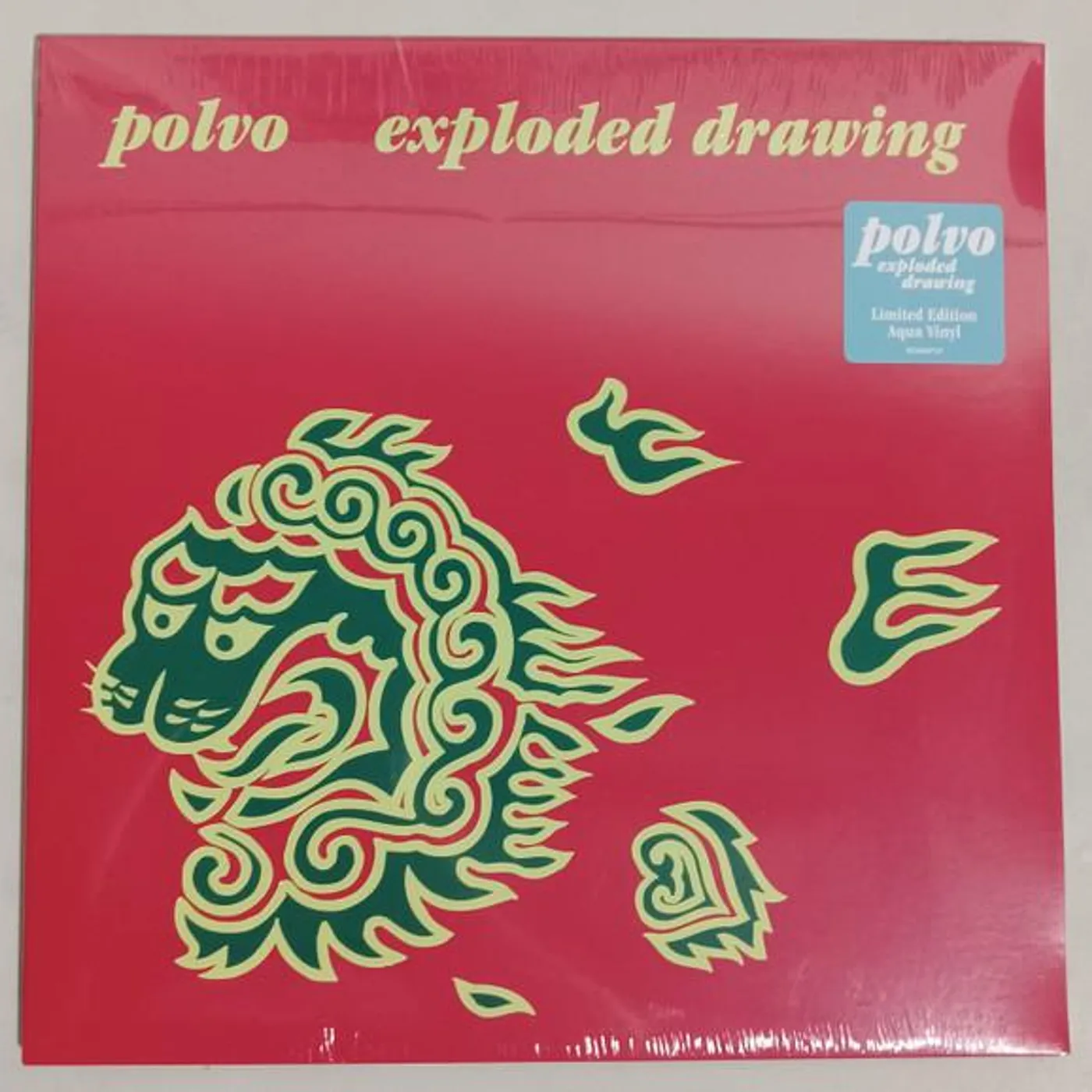 Polvo EXPLODED DRAWING (OPAQUE AQUA VINYL/2LP) Vinyl Record