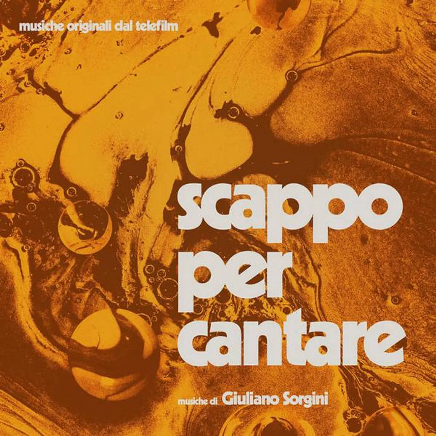 Giuliano Sorgini Scappo Per Cantare Vinyl Record