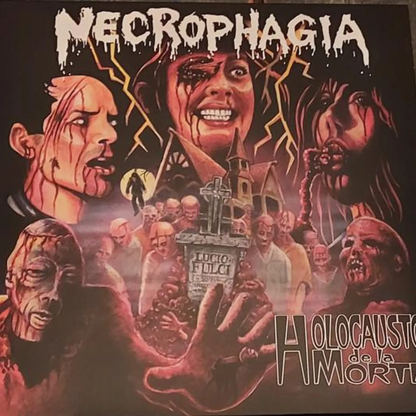 Necrophagia HOLOCAUSTO DE LA MORTE Vinyl Record