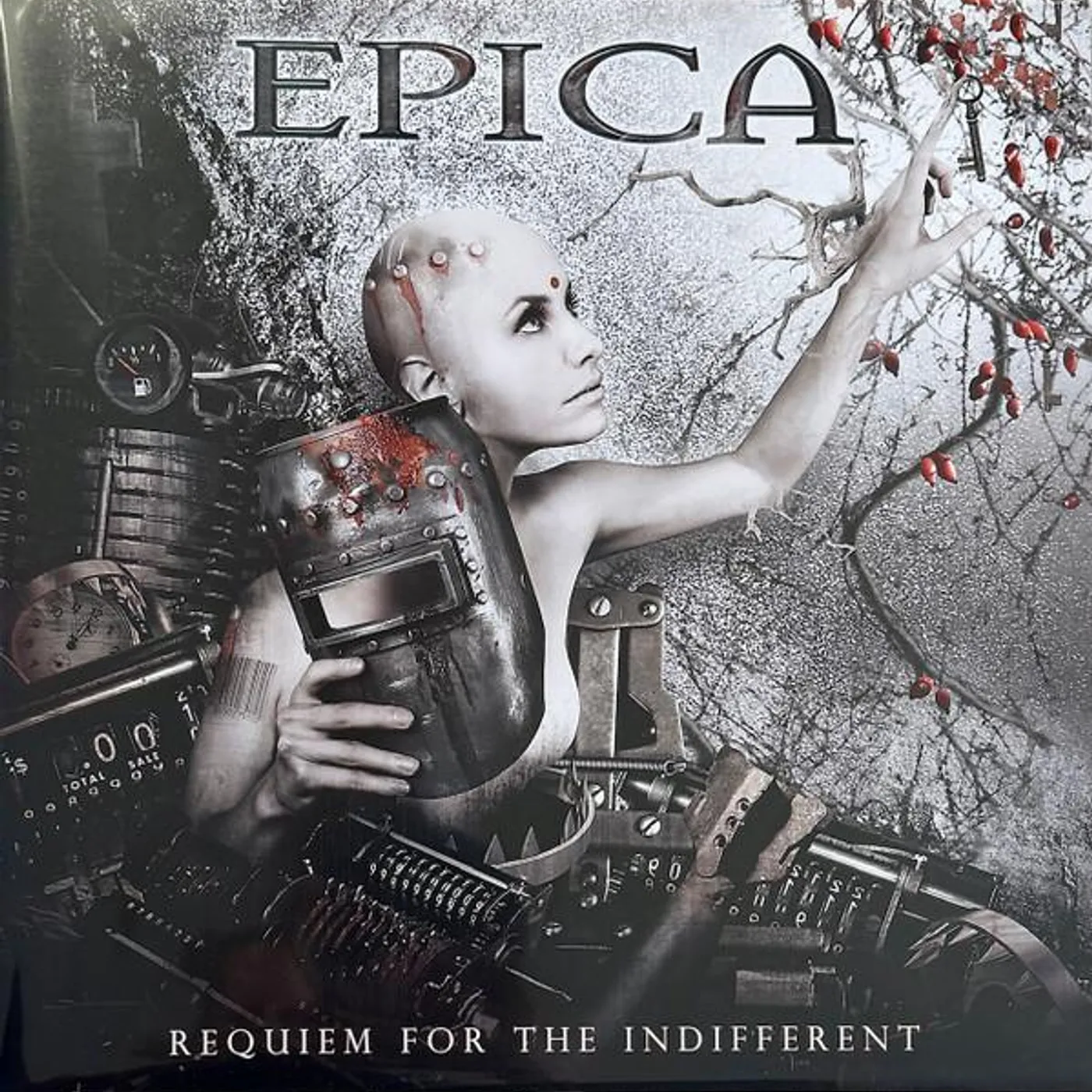 Epica Requiem For The Indifferent (Transparent Red) Vinyl Record
