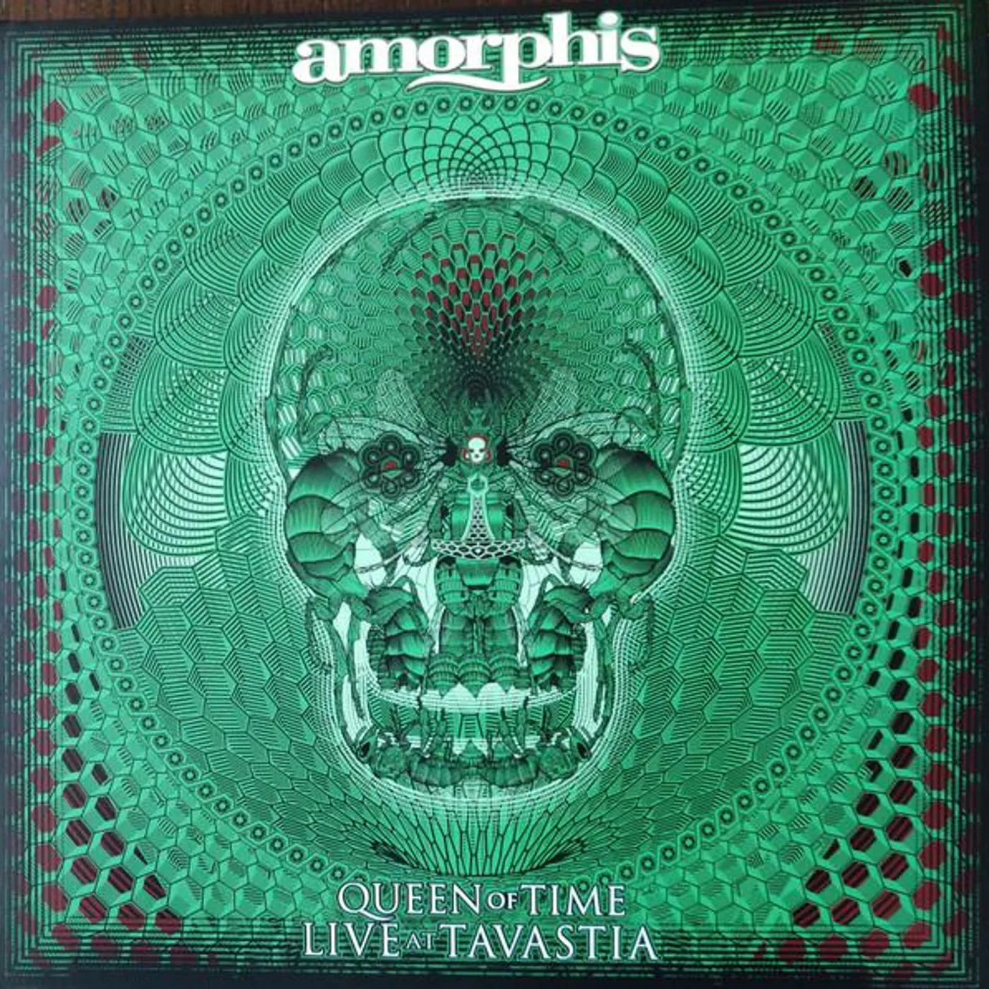 Amorphis QUEEN OF TIME (LIVE AT TAVASTIA 2021) (2LP/GREEN BLACKDUST VINYL) Vinyl Record