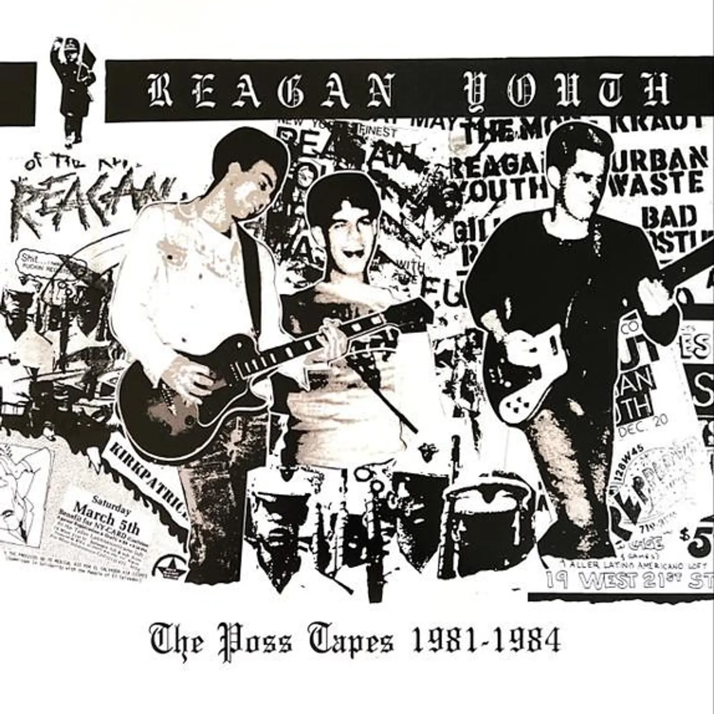 Reagan Youth The Poss Tapes - 1981-1984 (Blue) Vinyl Record