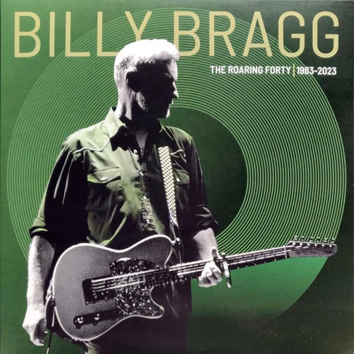 Billy Bragg ROARIN FORTY  1983-2023 (GREEN VINYL) (IMPORT) Vinyl Record