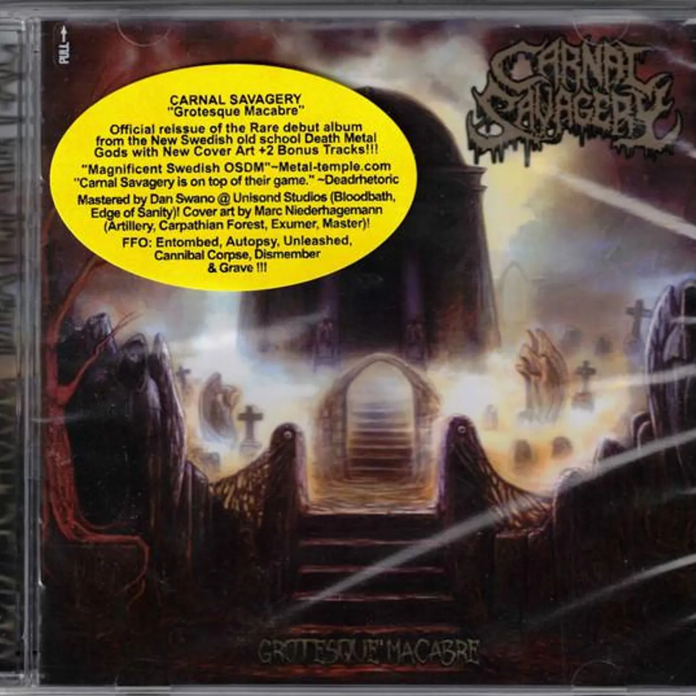 Carnal Savagery GROTESQUE MACABRE CD