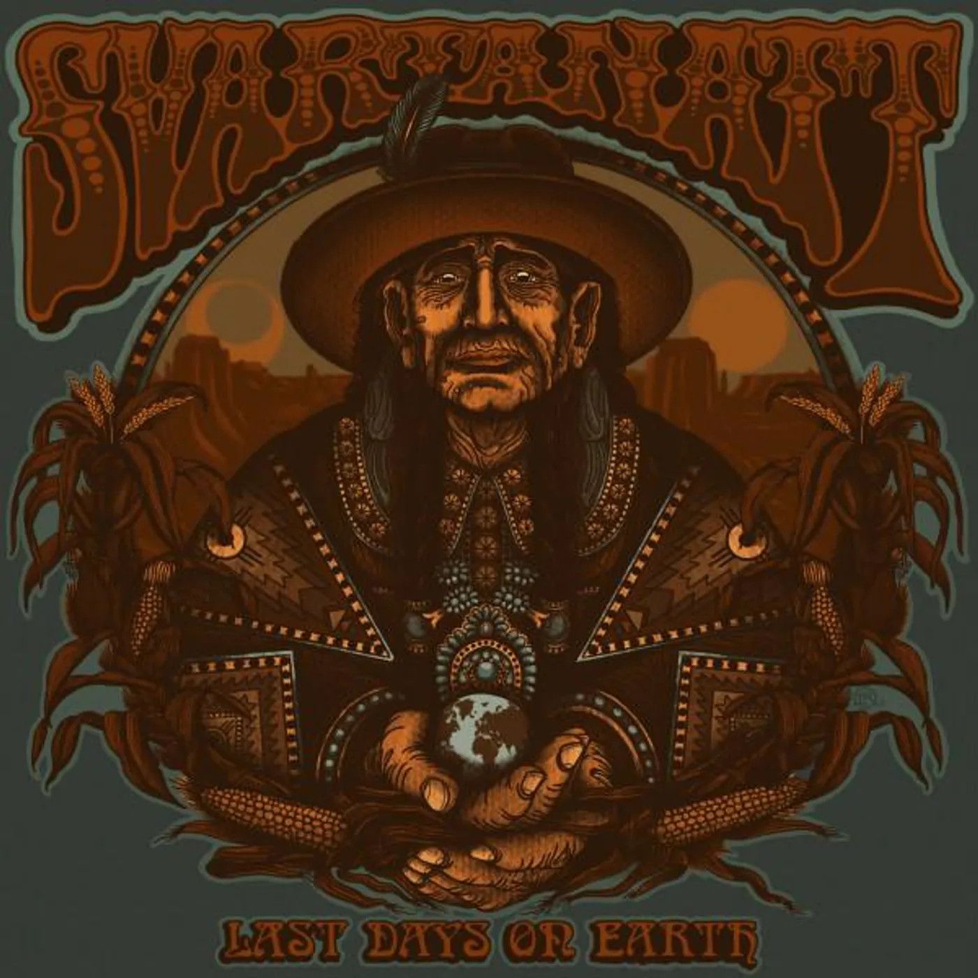 Svartanatt LAST DAYS ON EARTH (SOLID ORANGE VINYL) Vinyl Record
