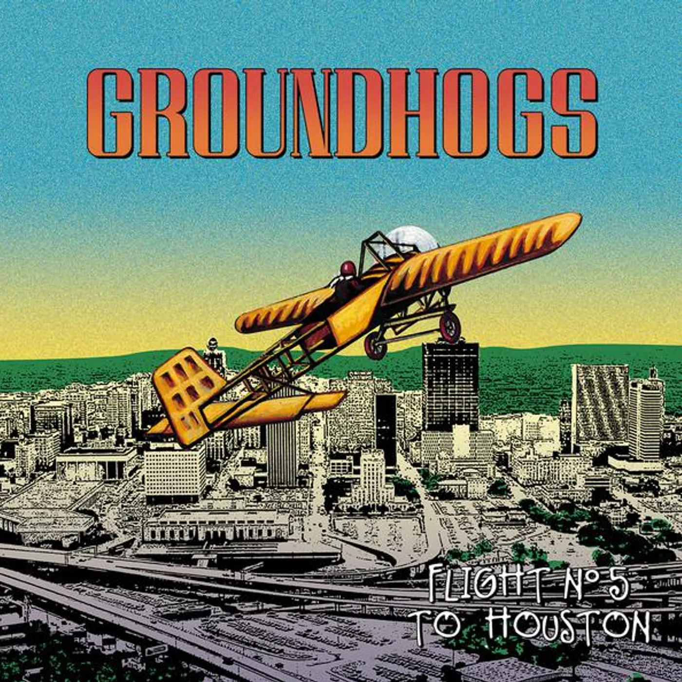The Groundhogs FLIGHT N5 TO HOUSTON Vinyl Record