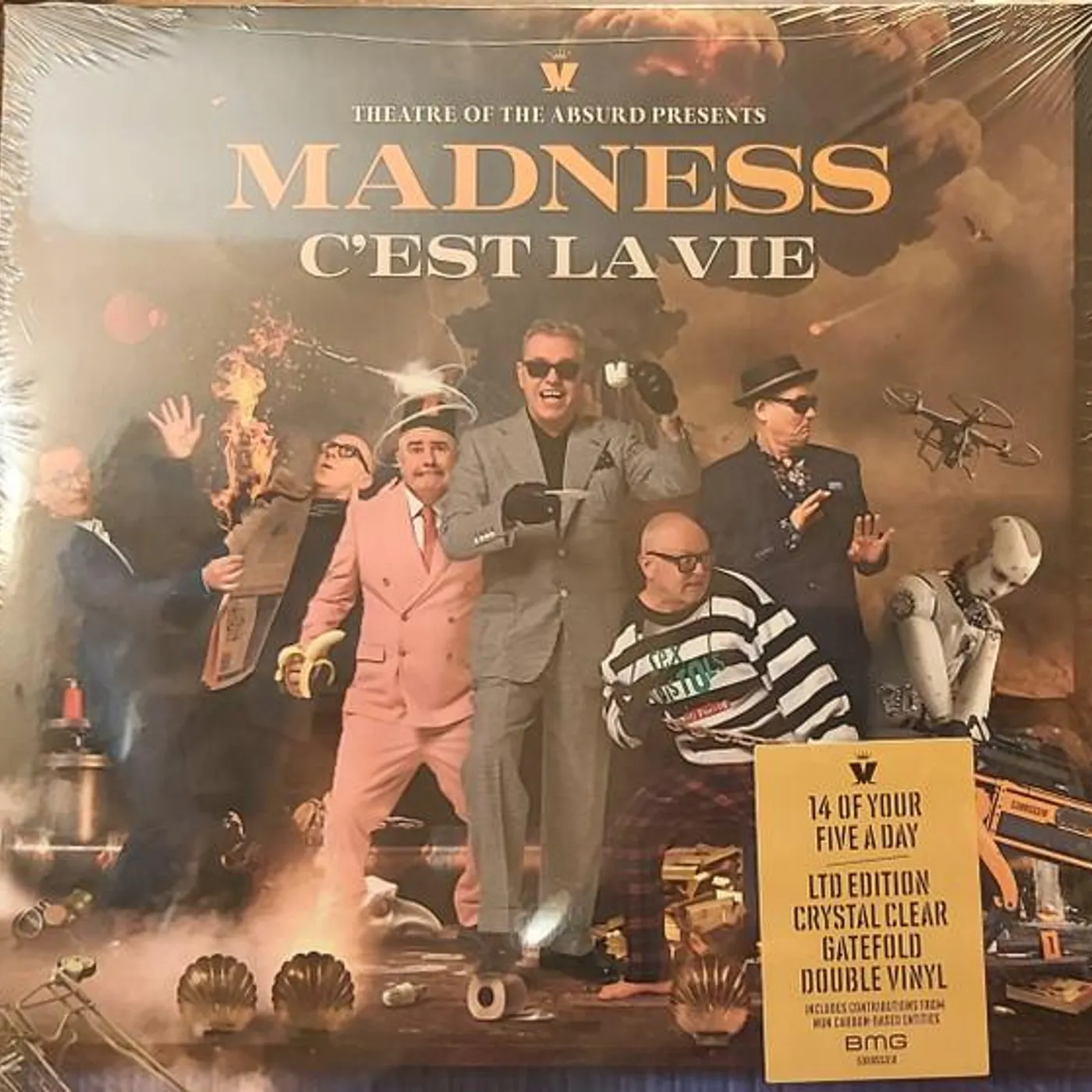 Madness THEATRE OF THE ABSURD PRESENTS C'EST LA VIE (X) (2LP/LIMITED EDITION/CRYSTAL CLEAR VINYL) Vinyl Record