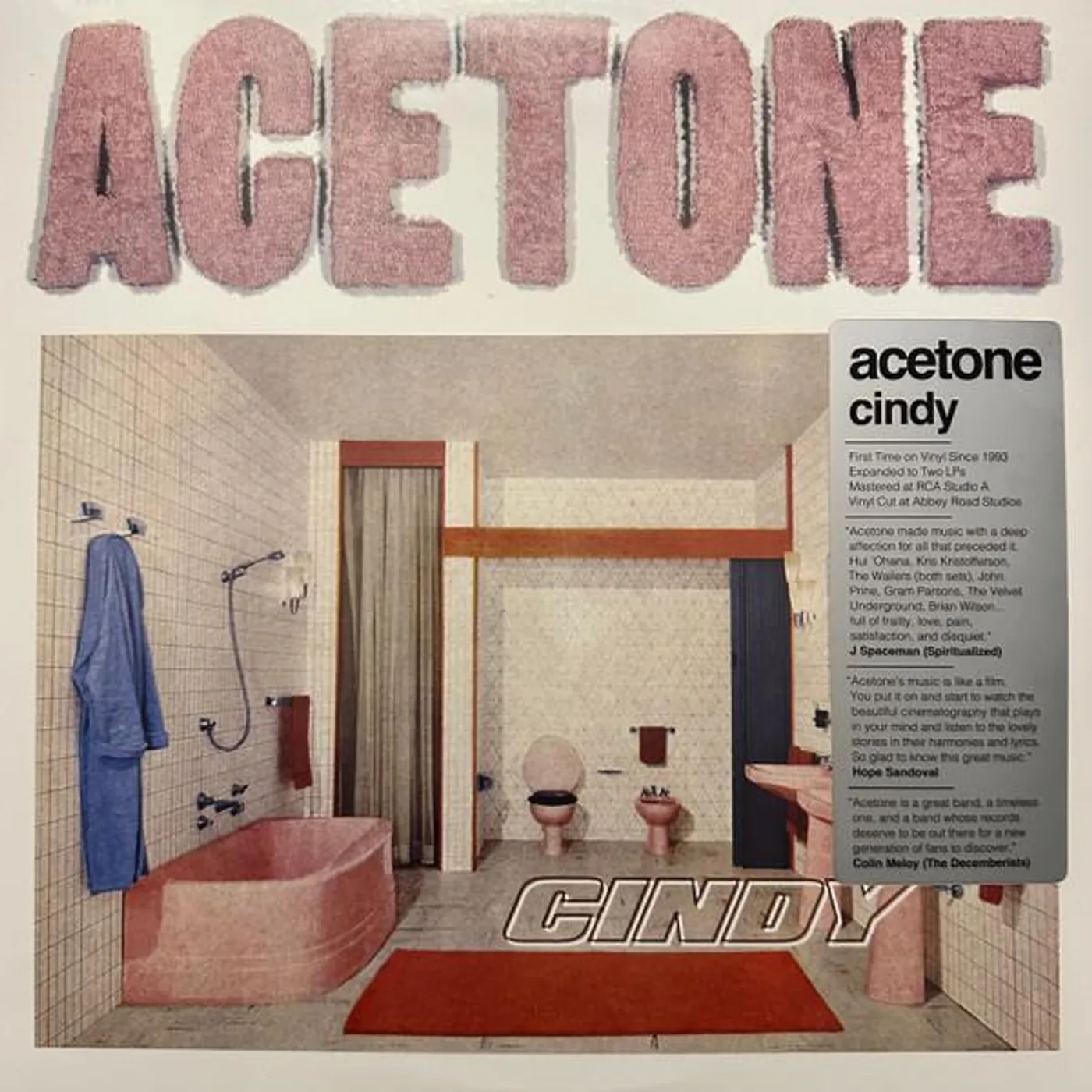 Acetone Cindy (2LP) Vinyl Record