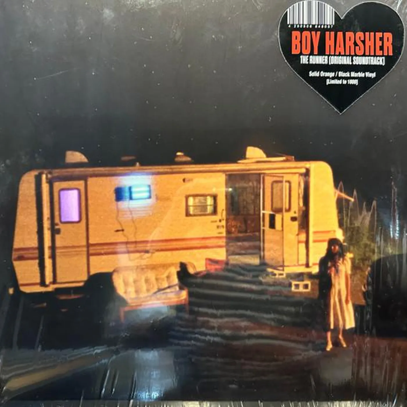 Boy Harsher RUNNER (OST) (SOLID ORANGE & BLACK MARBLE VINYL) Vinyl Record