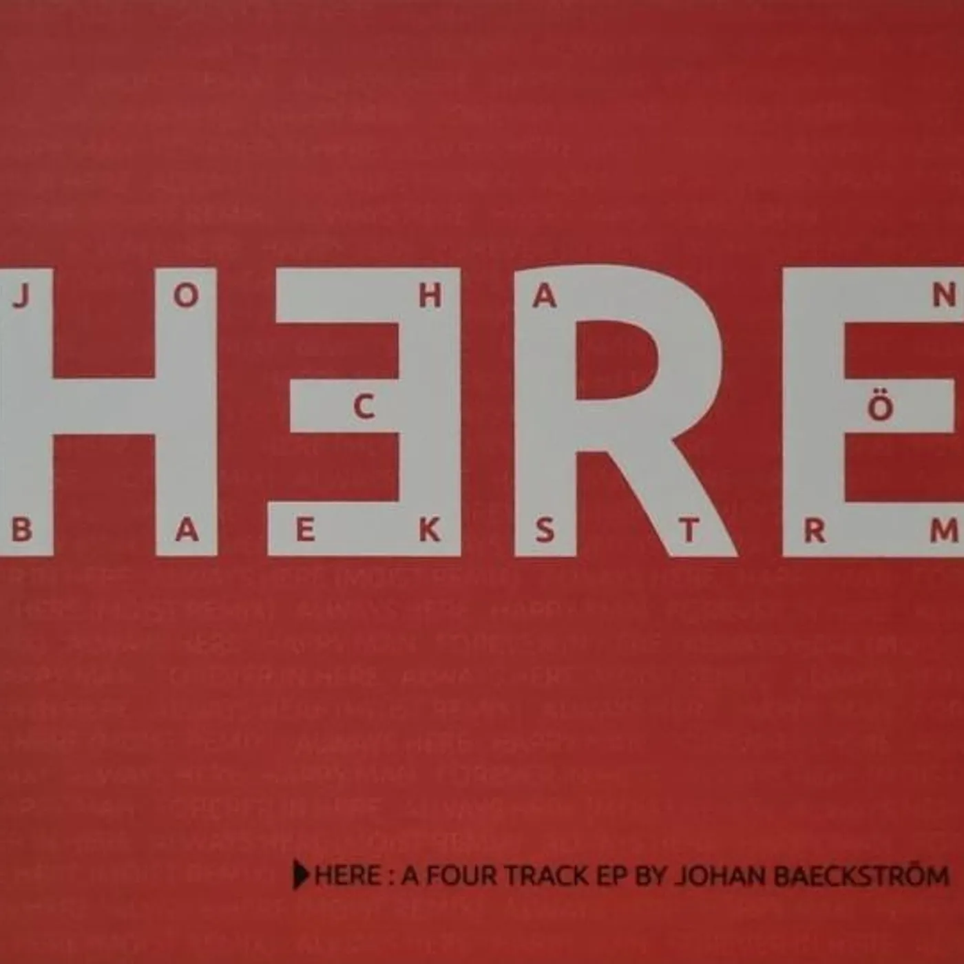 Johan Baeckström HERE CD