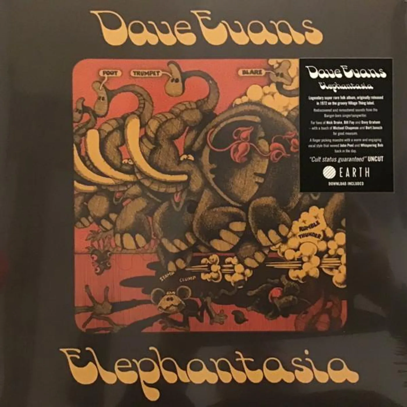 Dave Evans ELEPHANTASIA Vinyl Record
